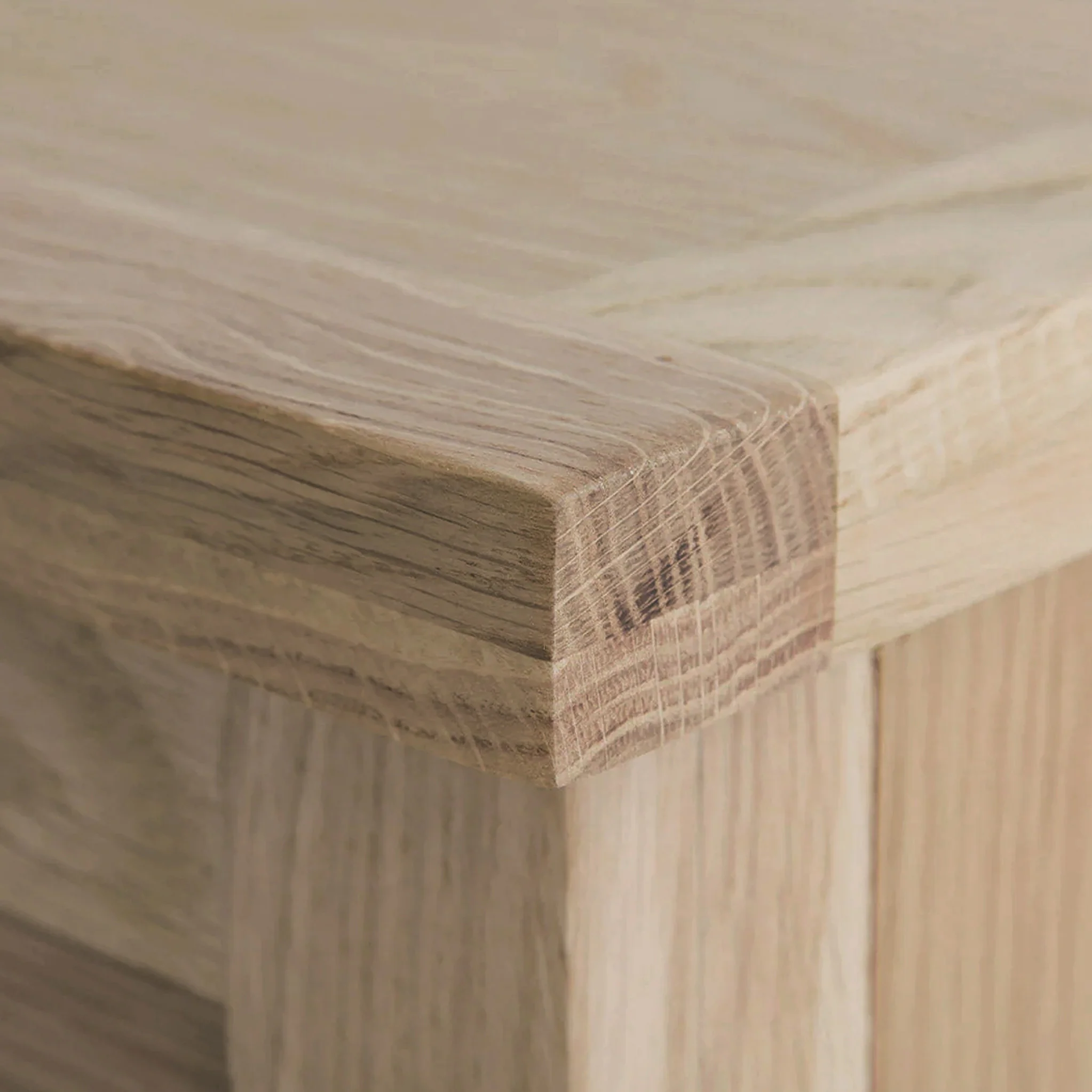 Farro Washed Oak Blanket Box - Image 5