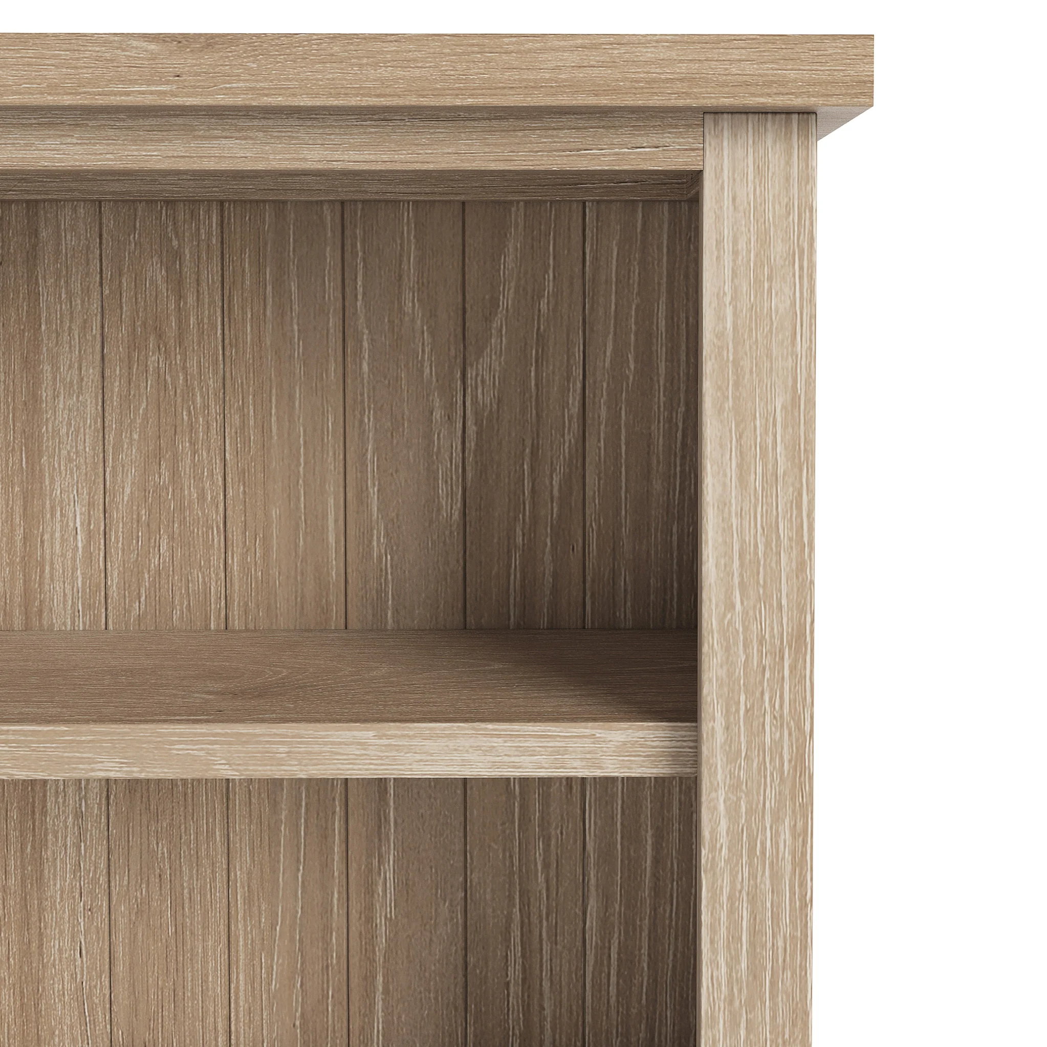 Farro Washed Oak Large Bookcase - Image 4