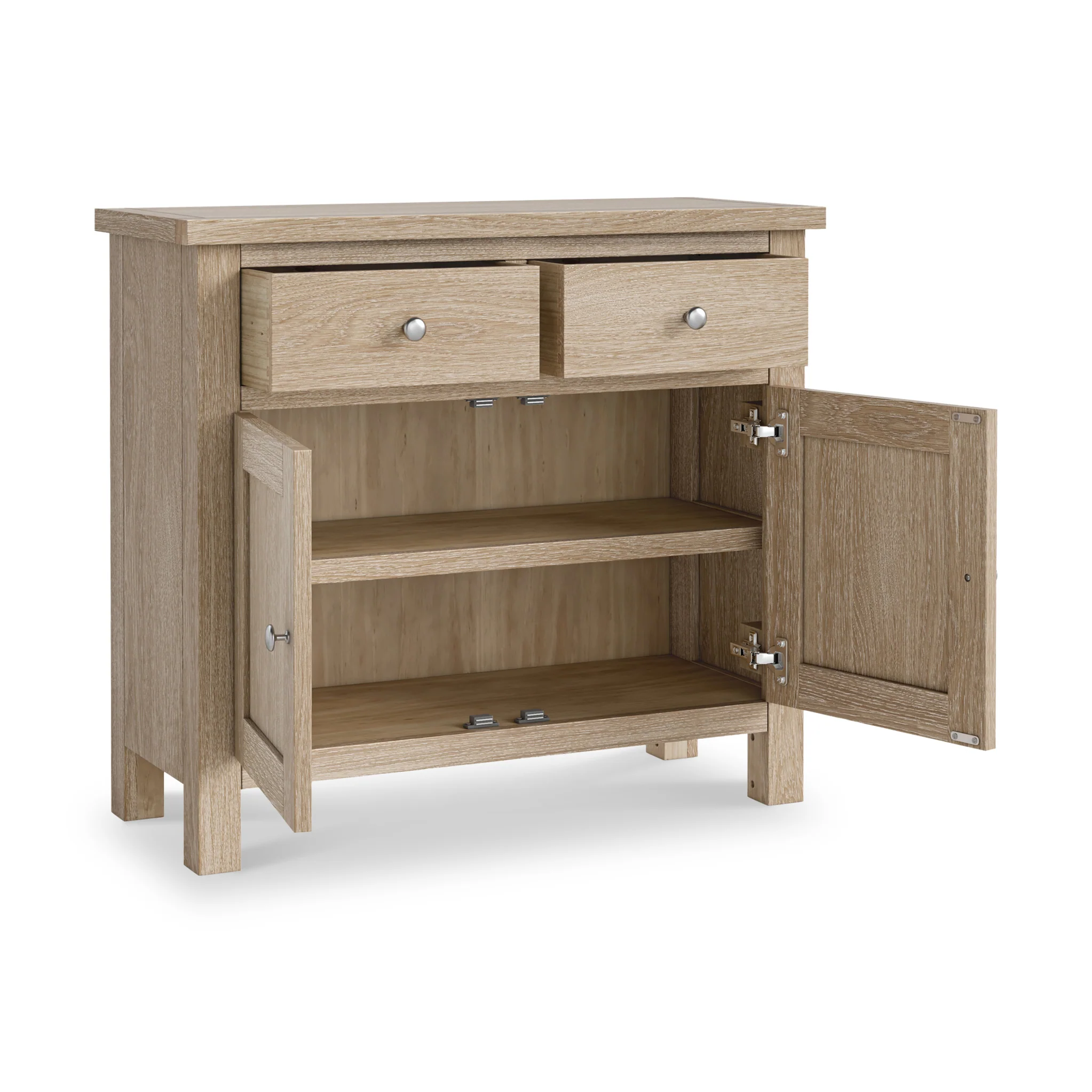 Farro Washed Oak Small Sideboard - Image 4