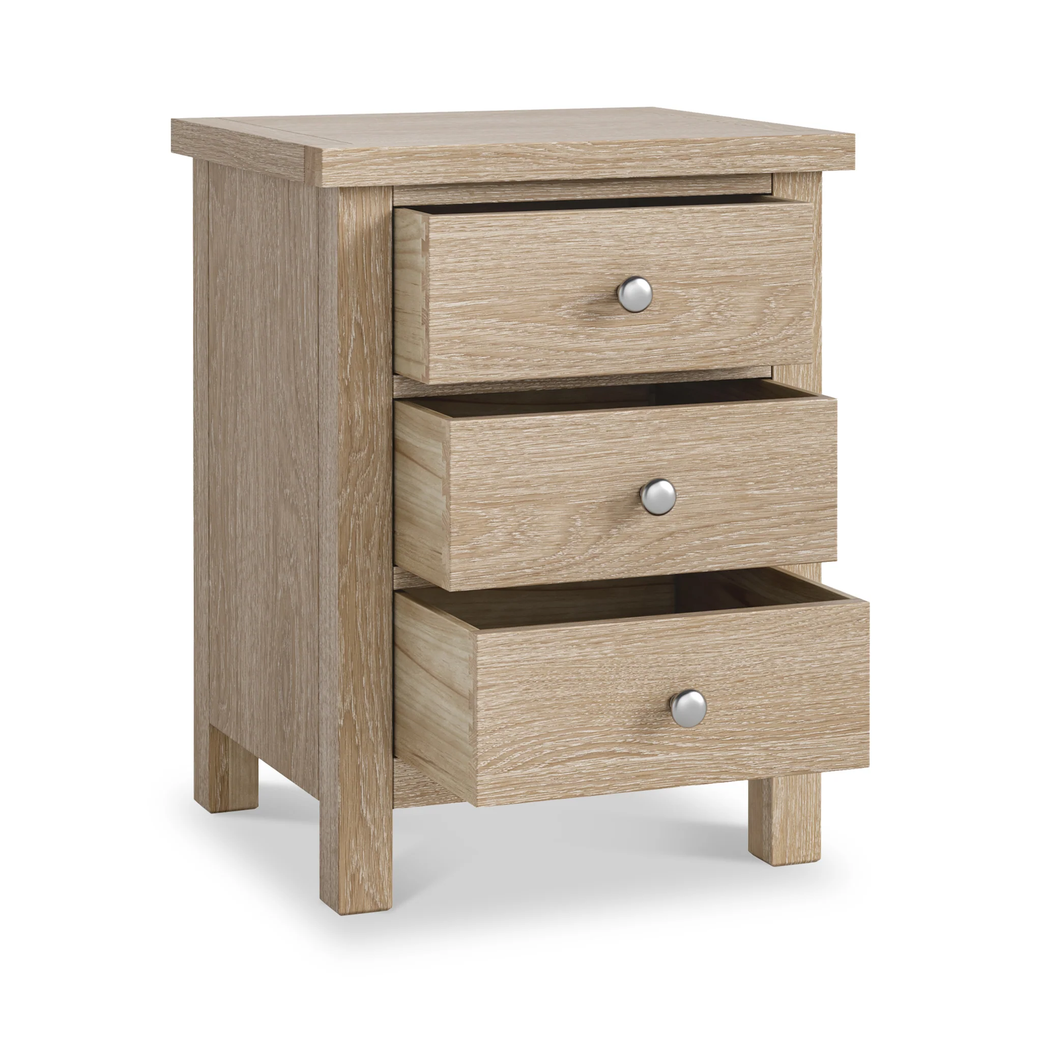 Farro Washed Oak XL Bedside Table - Image 6
