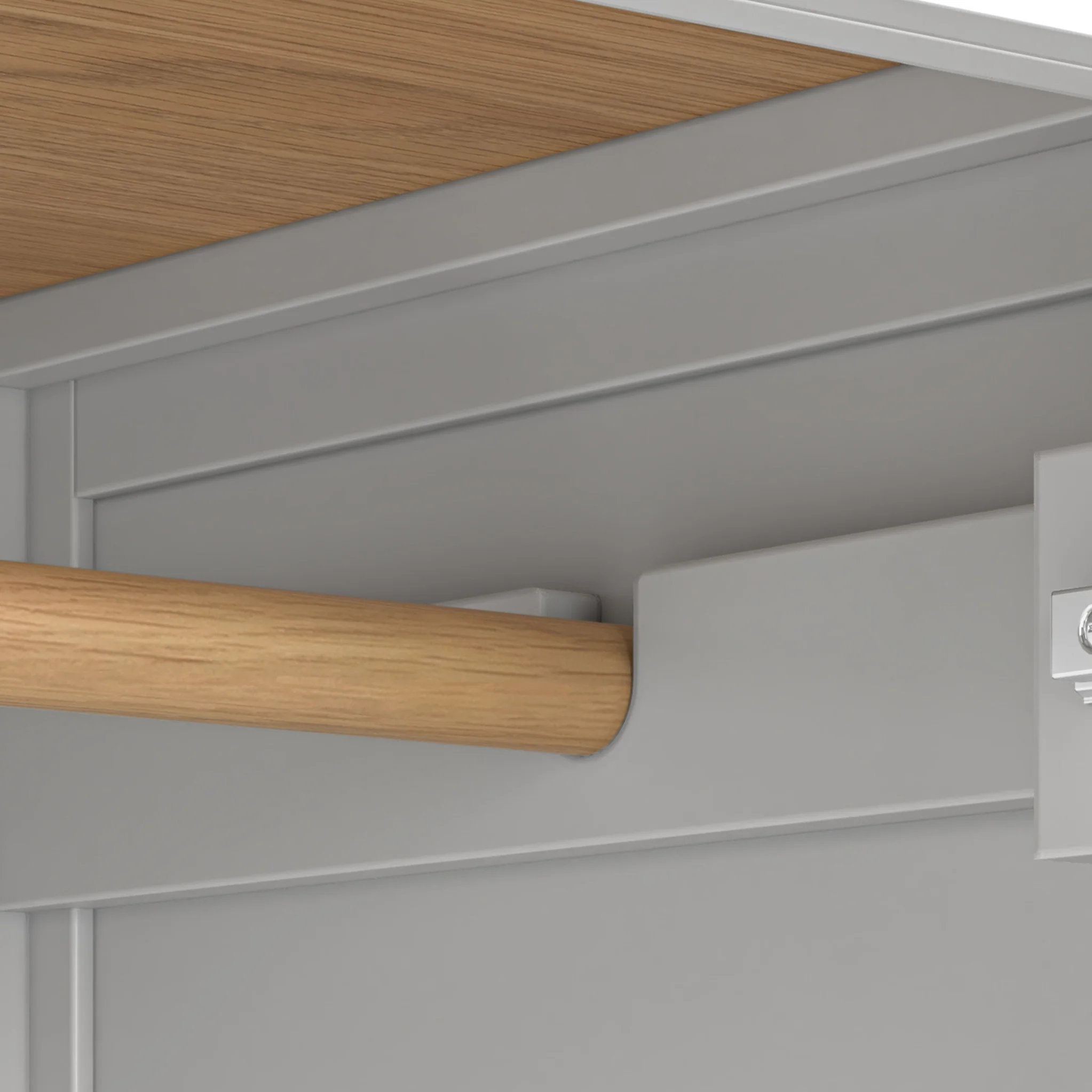 Farro Triple Wardrobe with Drawers - Image 19
