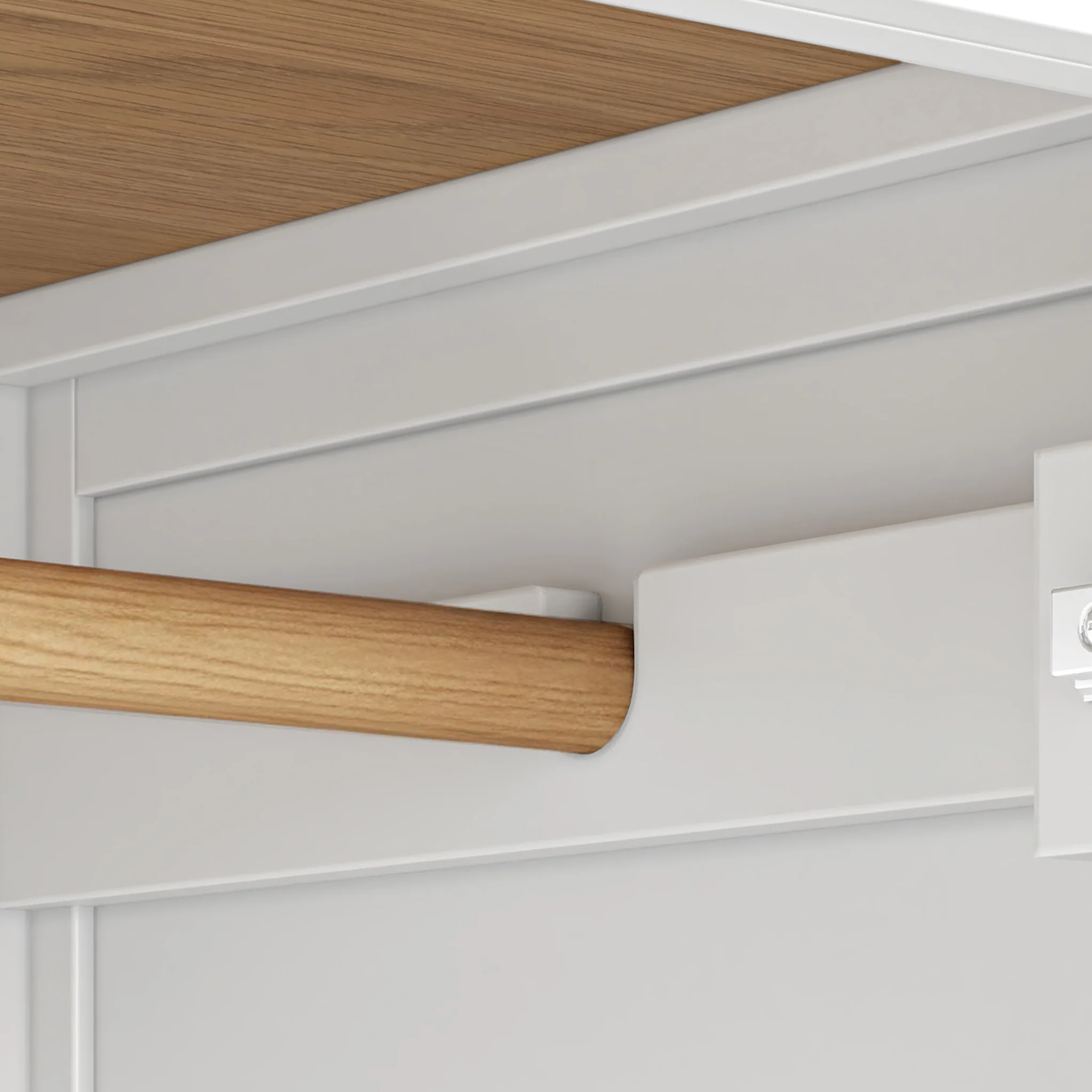 Farro Triple Wardrobe with Drawers - Image 13