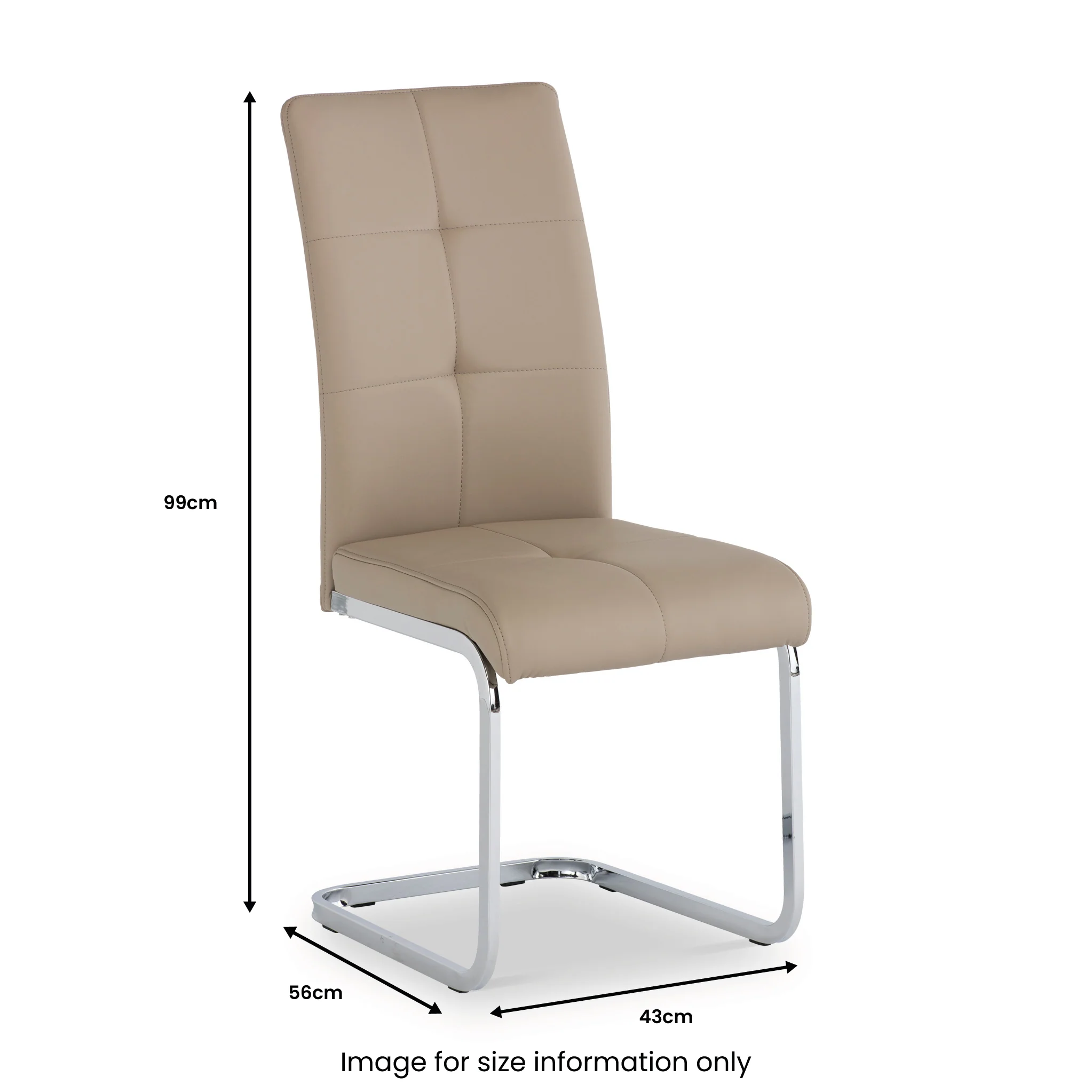 Flo Faux Leather Dining Chair - Image 7