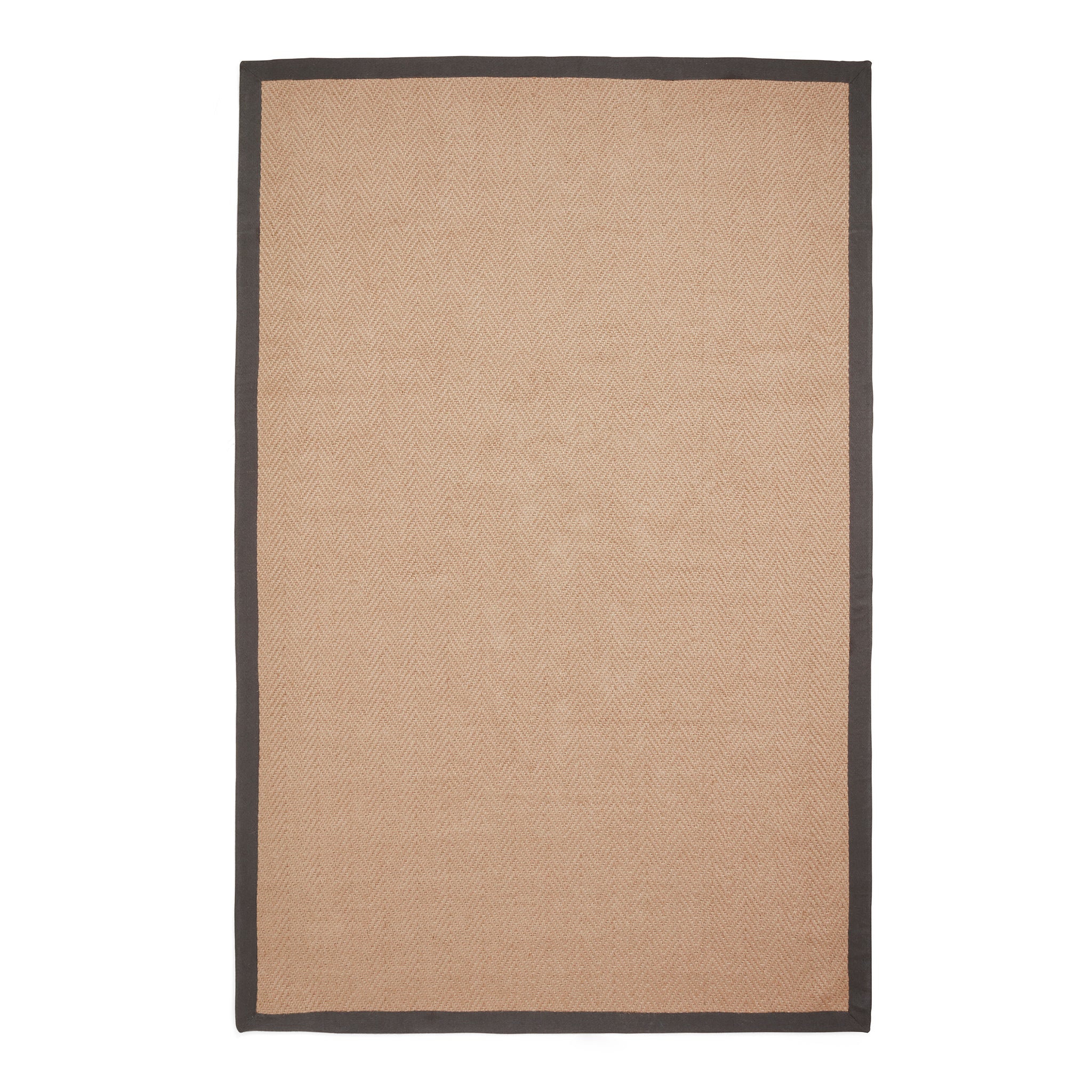 Ford Herringbone Jute Border Rug - Image 13