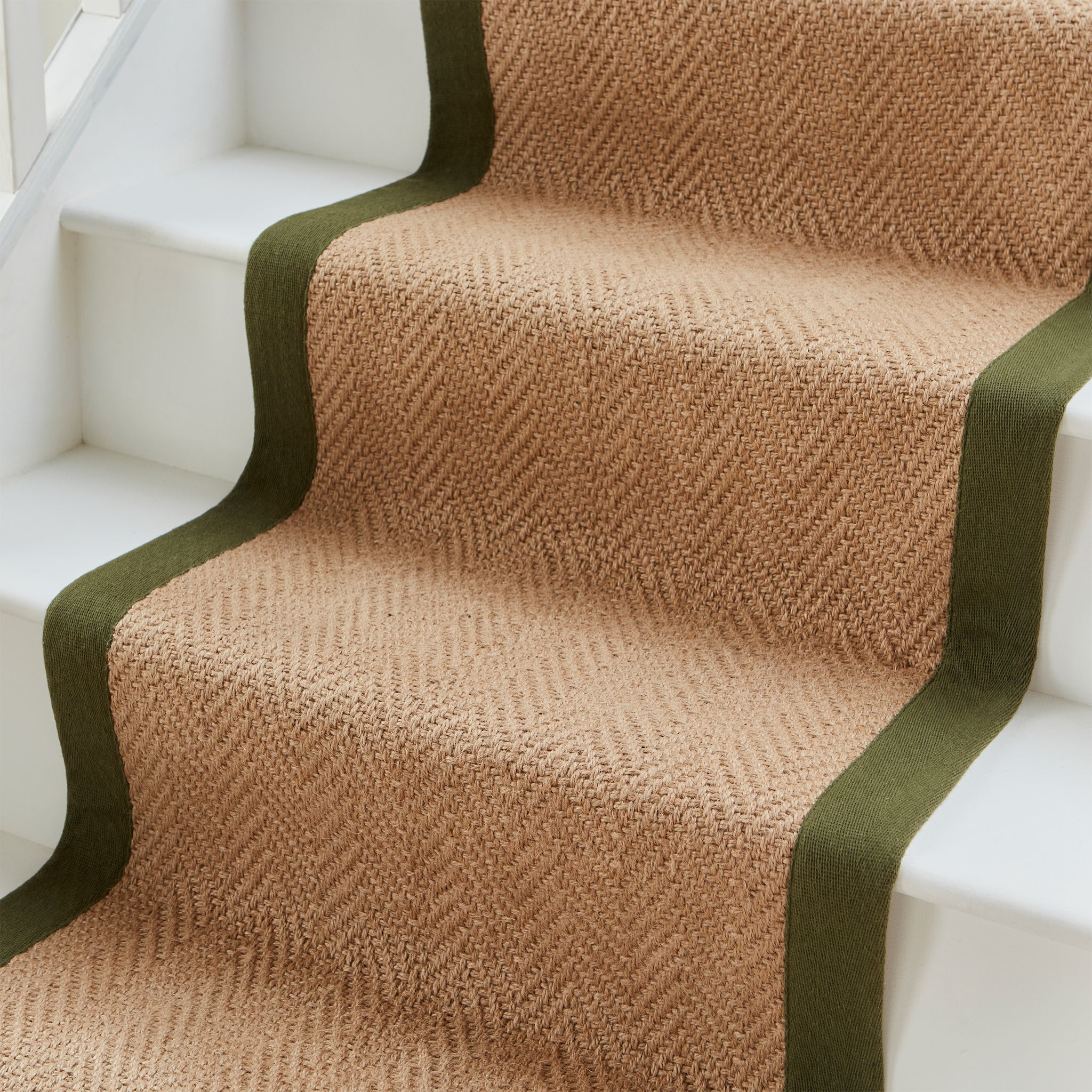 Ford Herringbone Jute Border Rug - Image 30