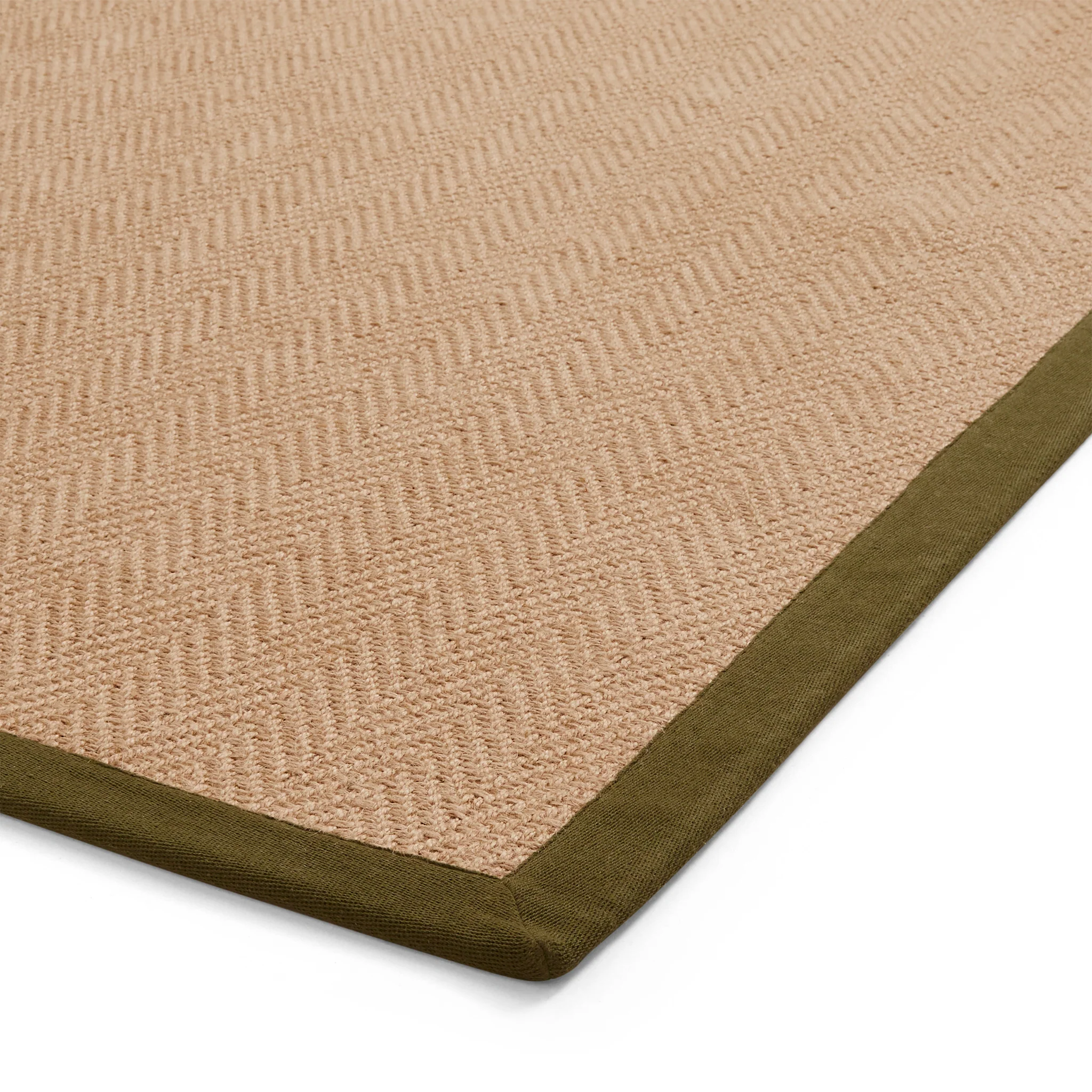 Ford Herringbone Jute Border Rug - Image 31