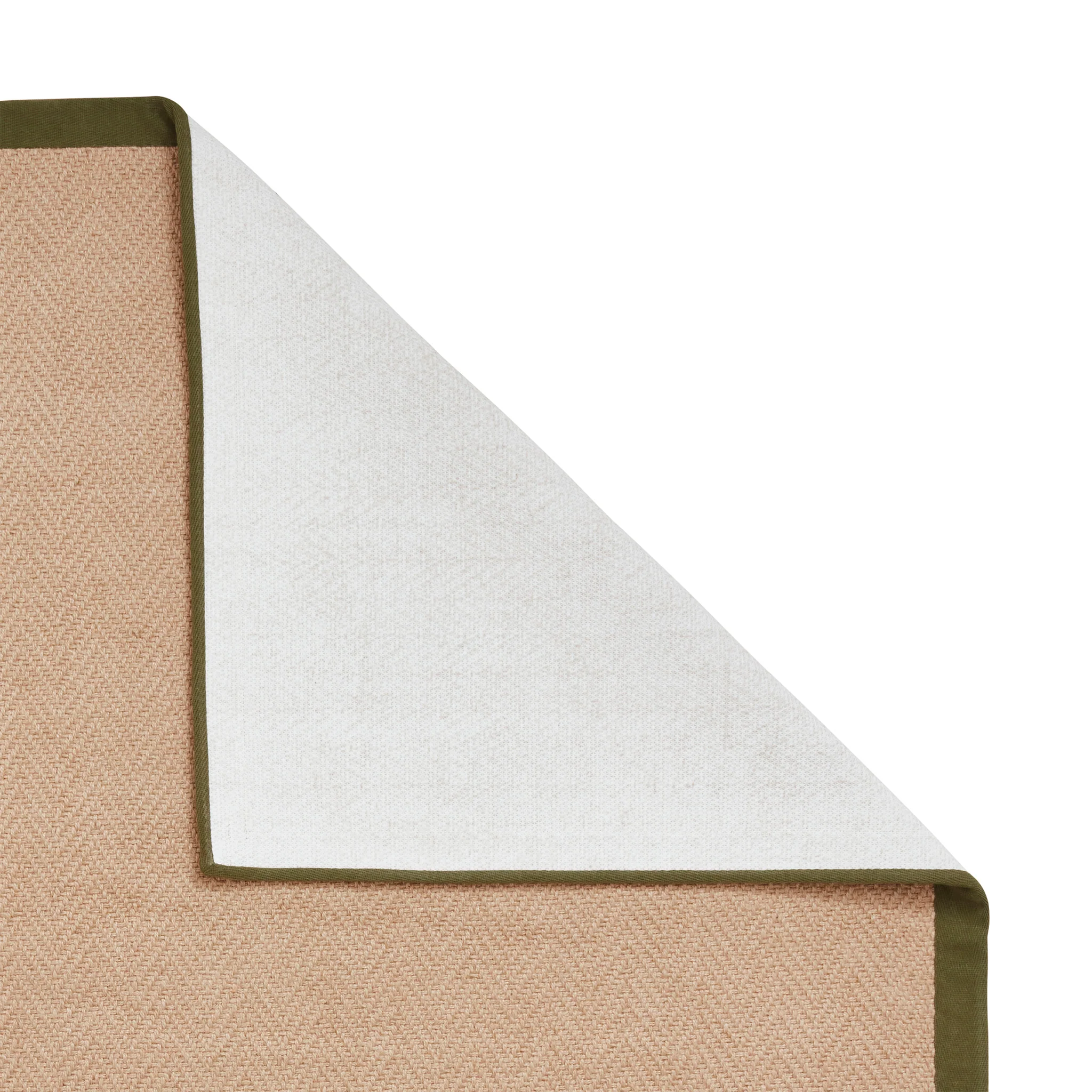 Ford Herringbone Jute Border Rug - Image 32