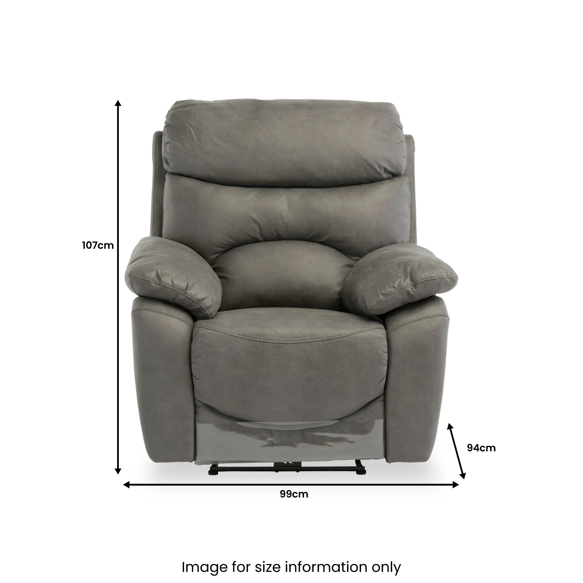Fraser Fabric Power Reclining Armchair - Image 11