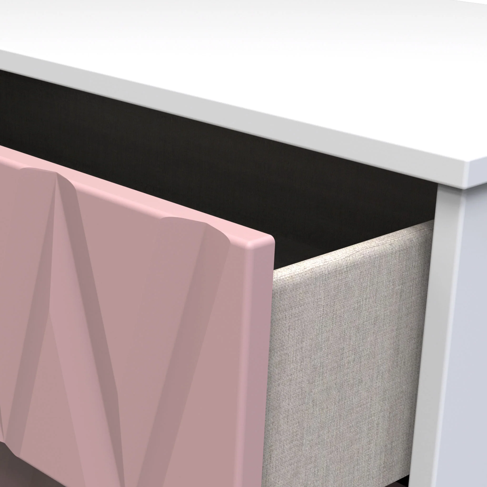 Geo 4 Drawer Chest with Gold Hairpin Legs - Image 13