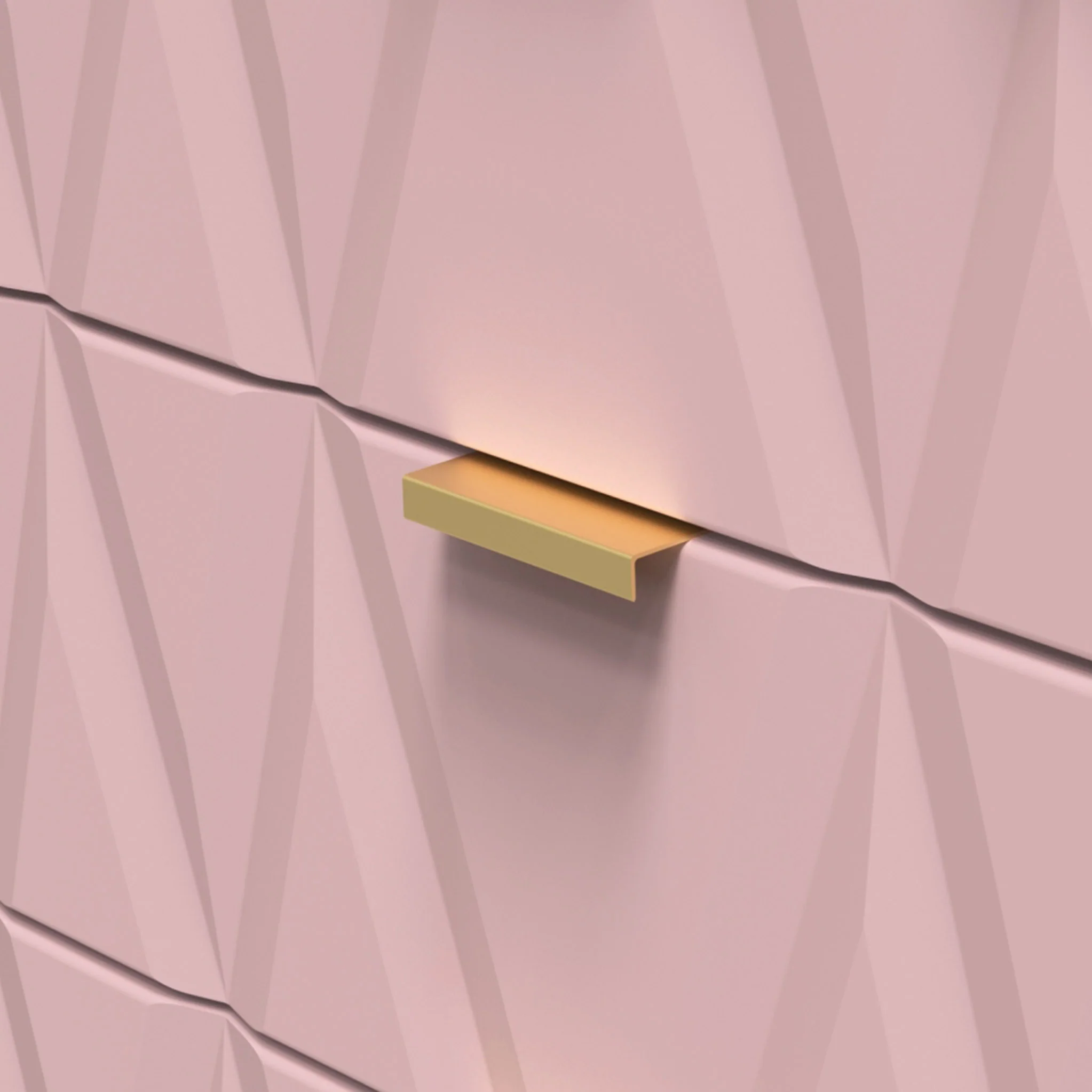 Geo 4 Drawer Chest with Gold Hairpin Legs - Image 14