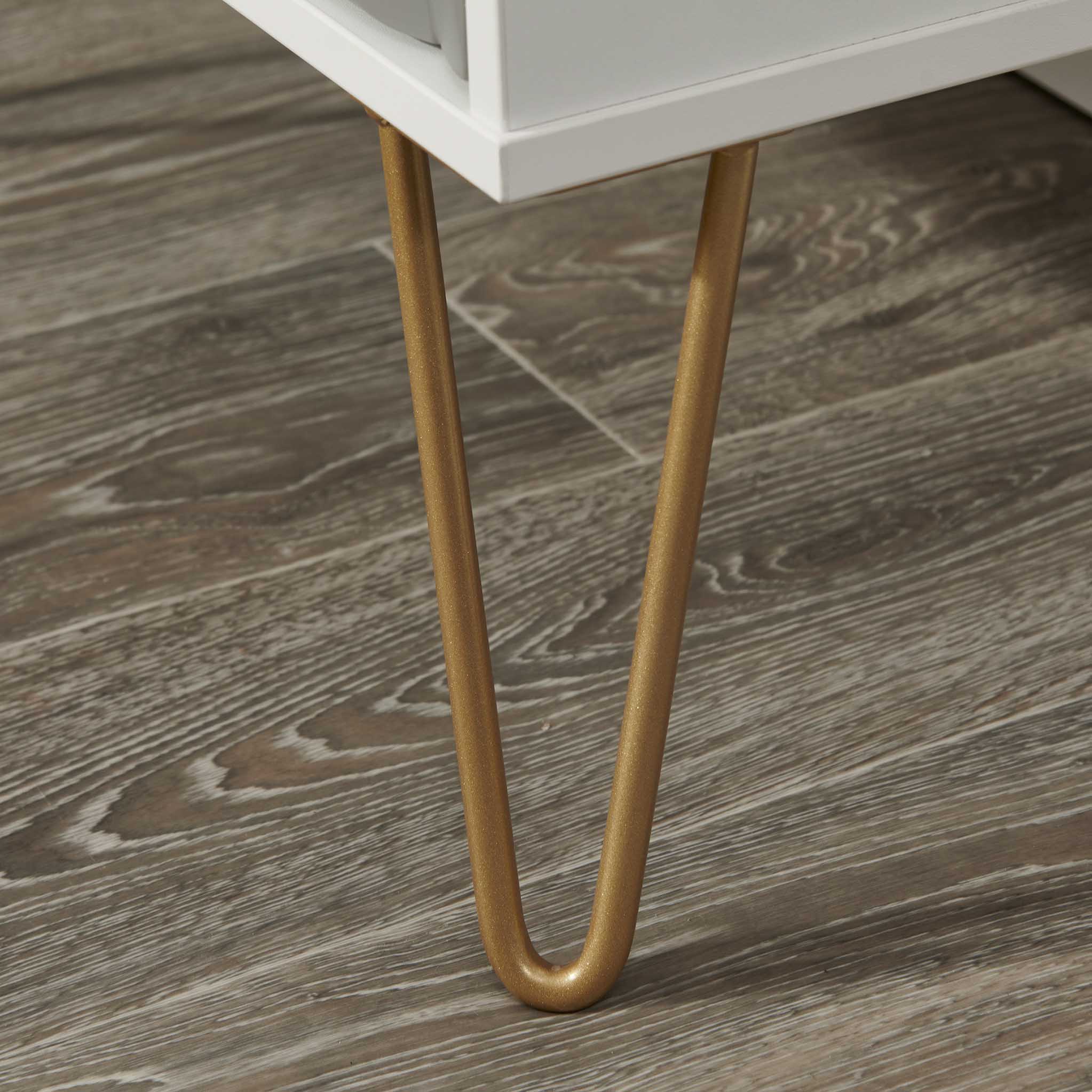 Geo 4 Drawer Chest with Gold Hairpin Legs - Image 20