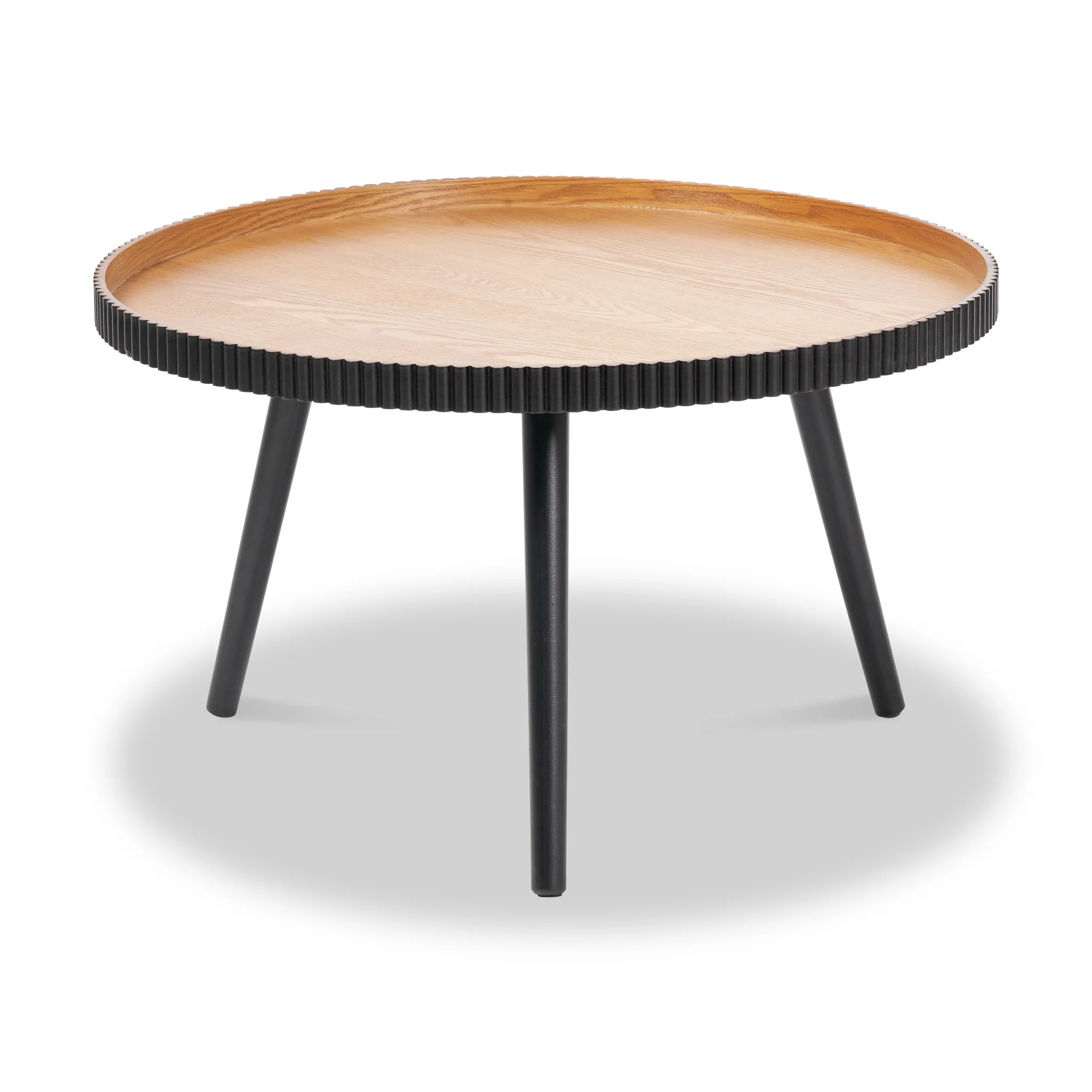 Hammond Pine Fluted Edge Coffee Table