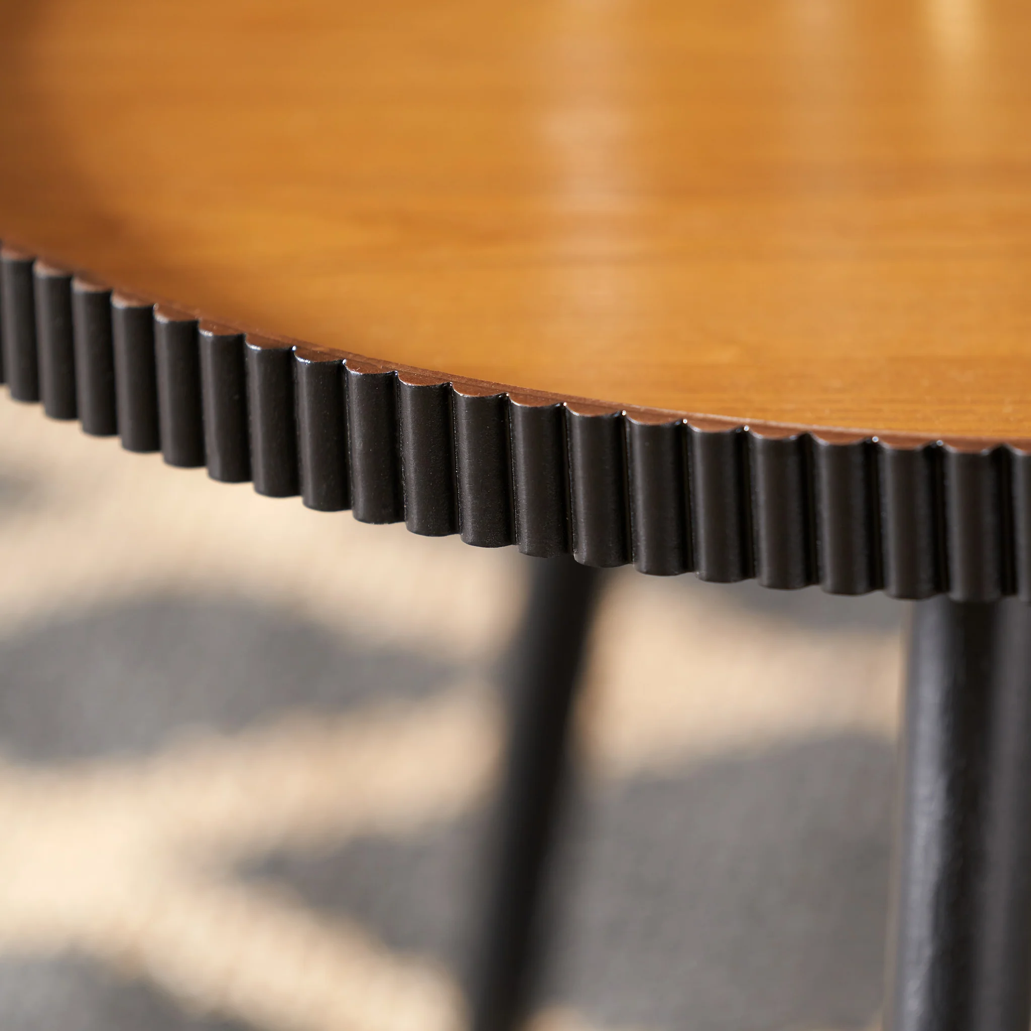 Hammond Pine Fluted Edge Coffee Table - Image 4