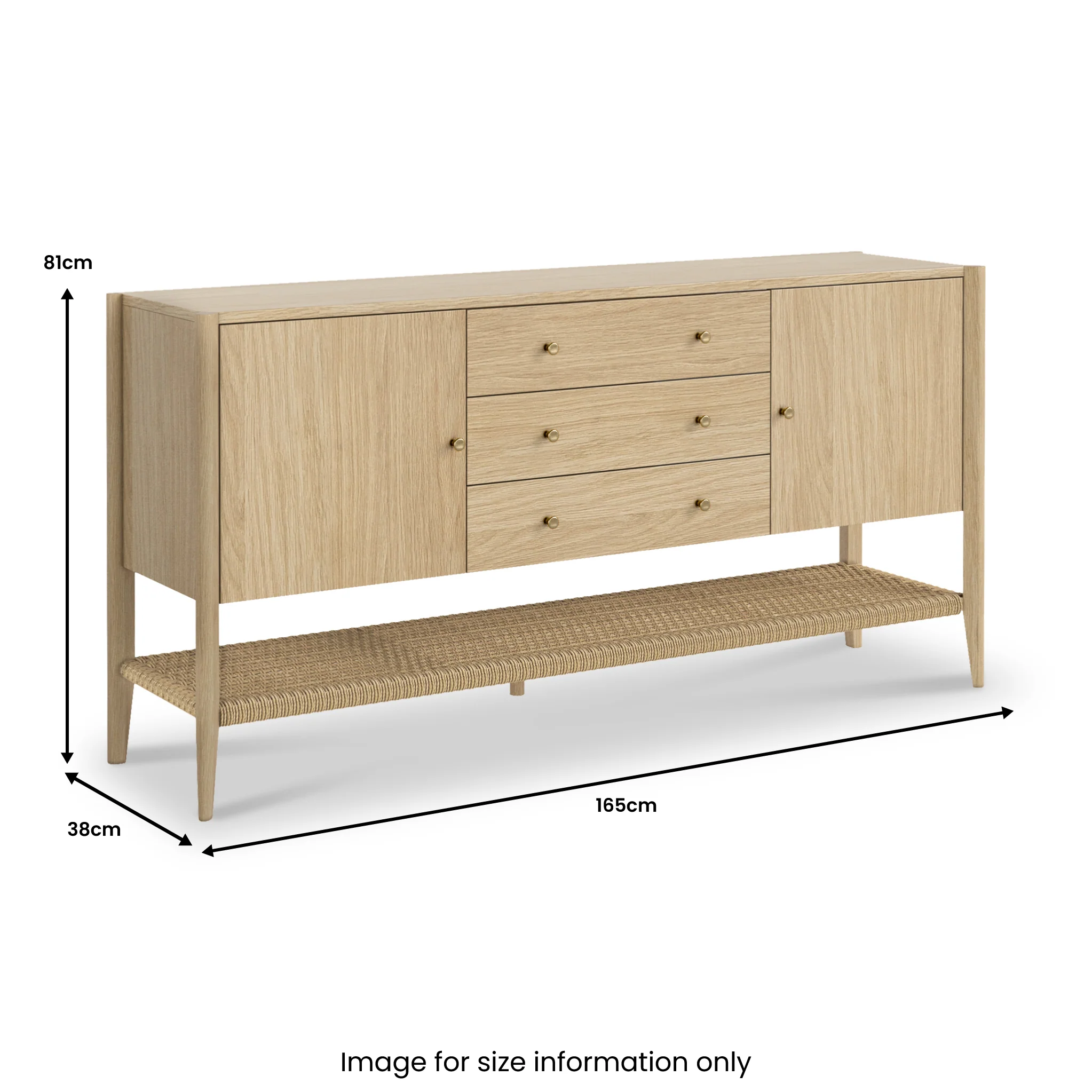 Harborough Oak Large Sideboard - Image 5
