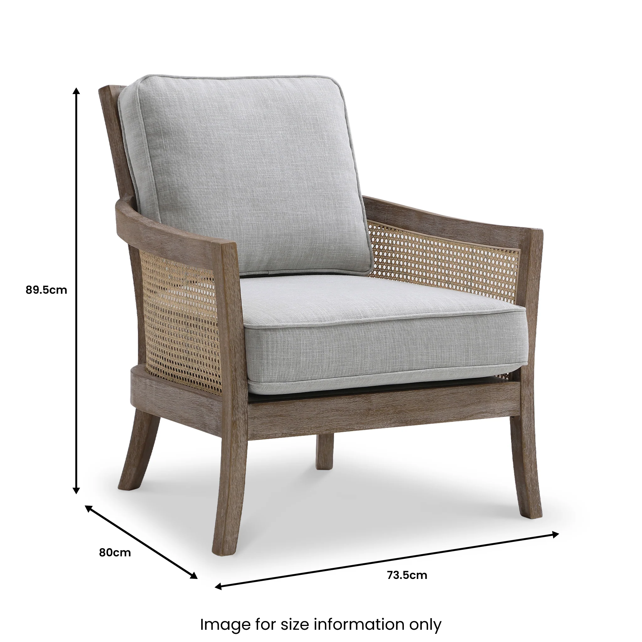 Harrington Rattan Accent Chair - Image 12