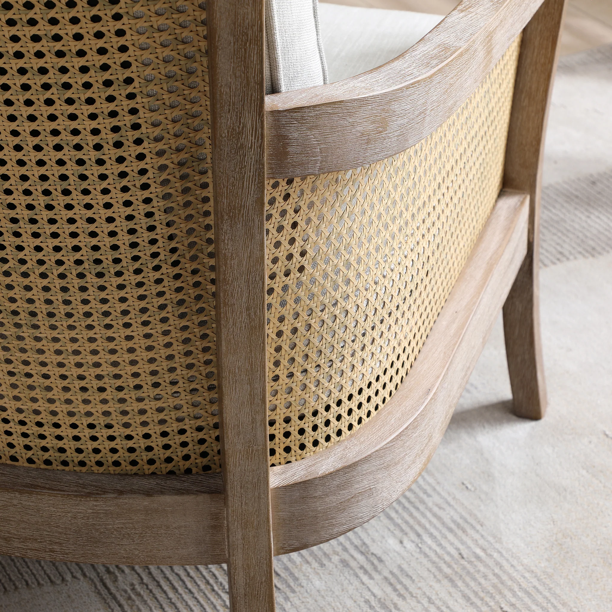 Harrington Rattan Accent Chair - Image 7