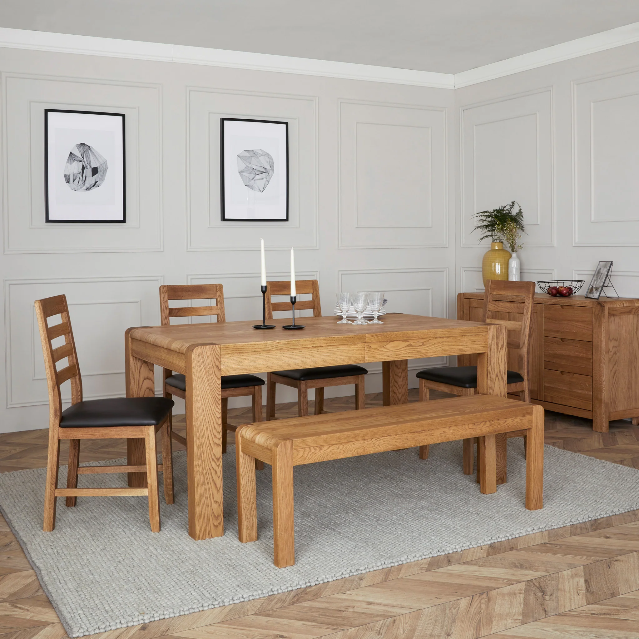 Harvey 130cm Dining Bench - Image 15