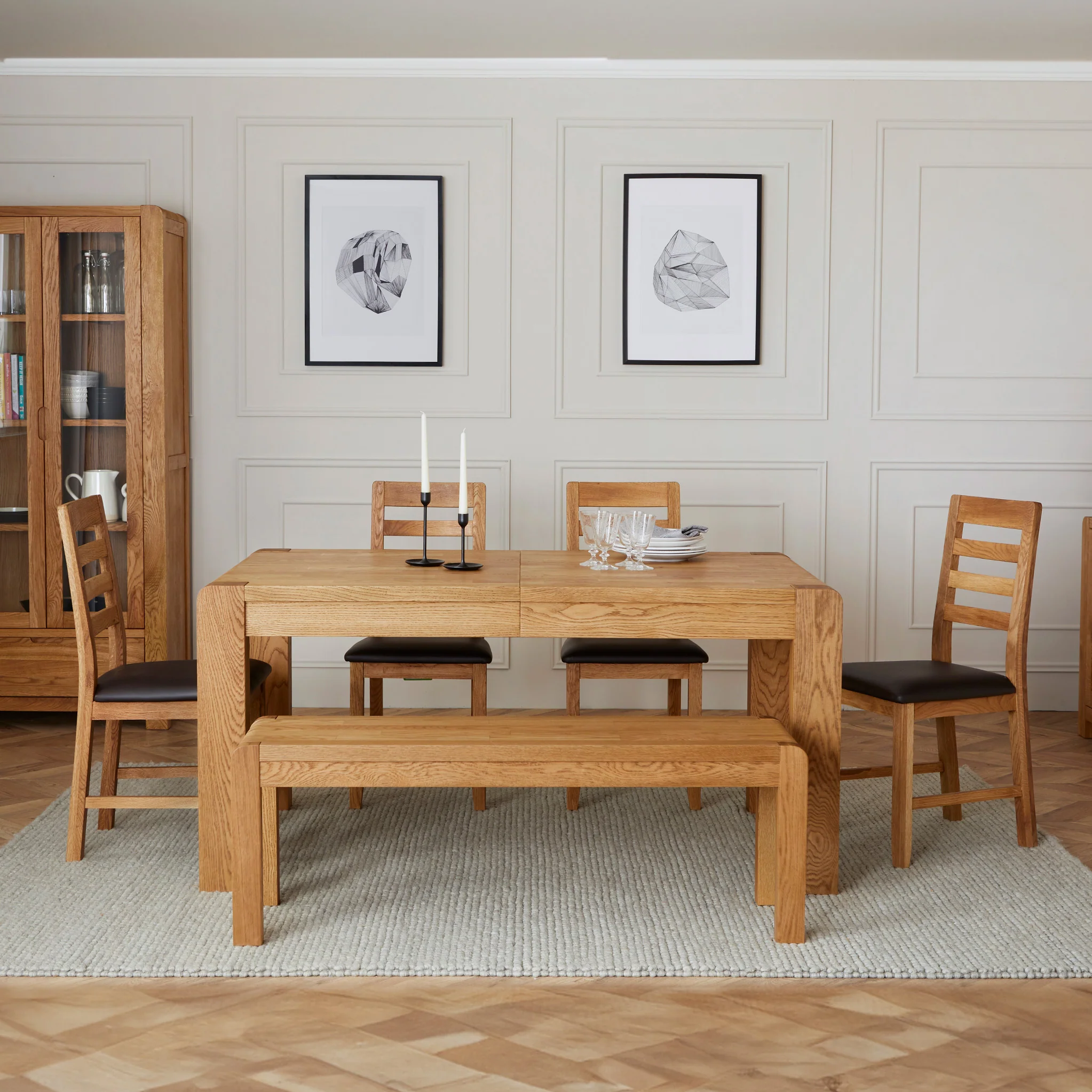 Harvey 160-210cm Extendable Dining Table - Image 18