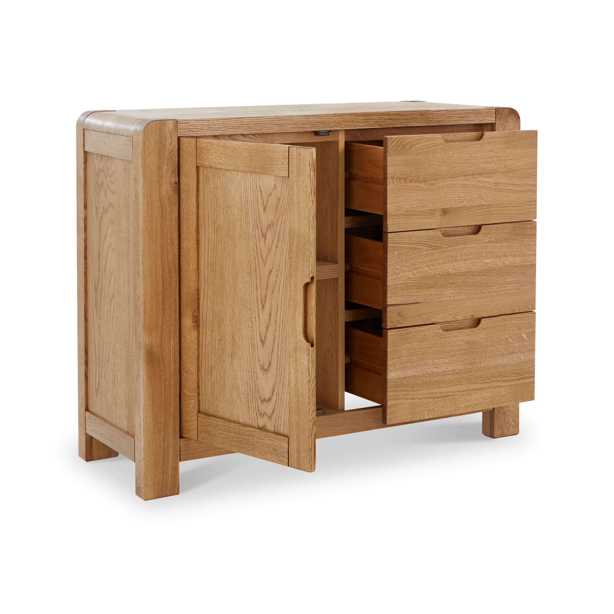 Harvey Oak Small Sideboard - Image 3