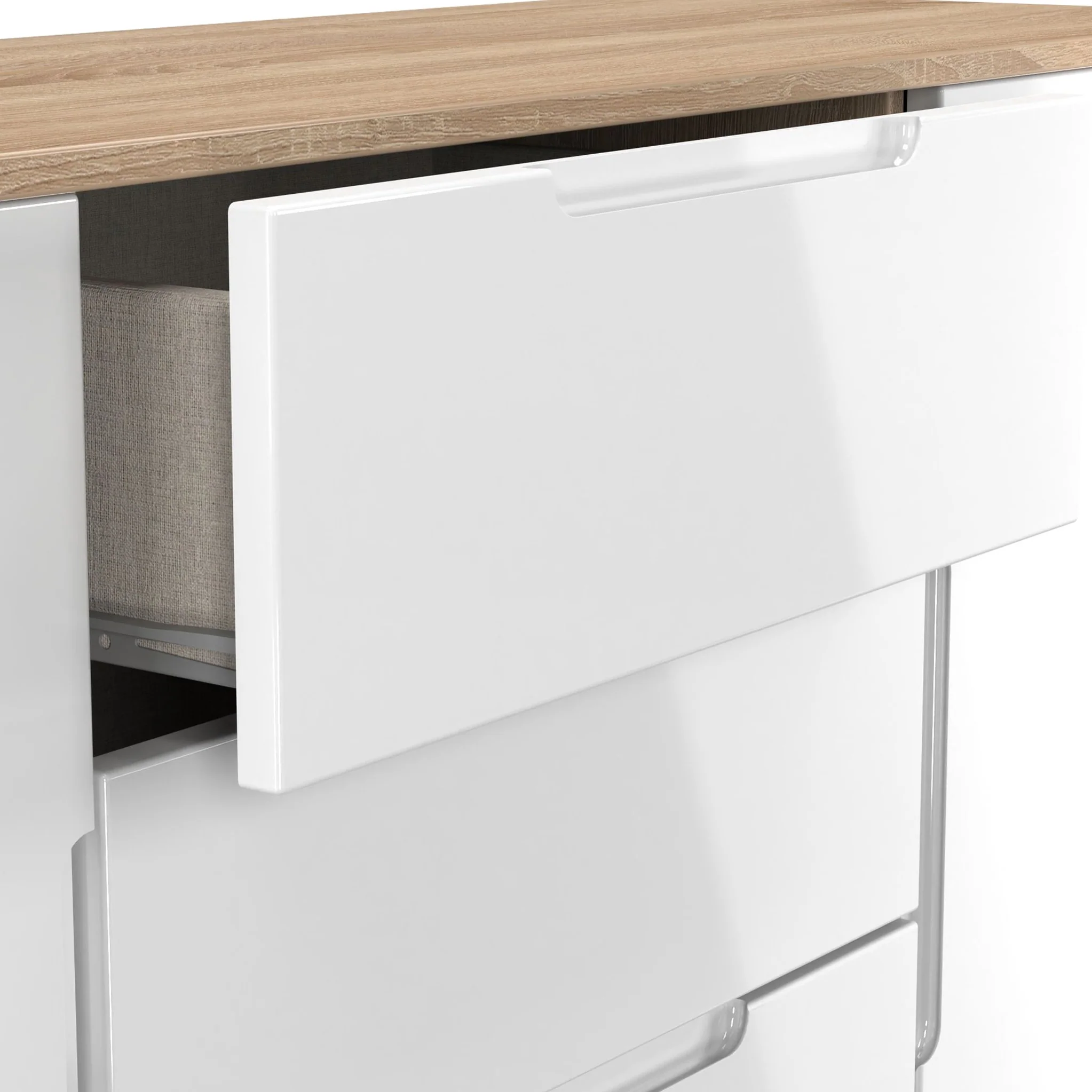 Henshaw 3 Drawer Extra Large Sideboard - Image 14