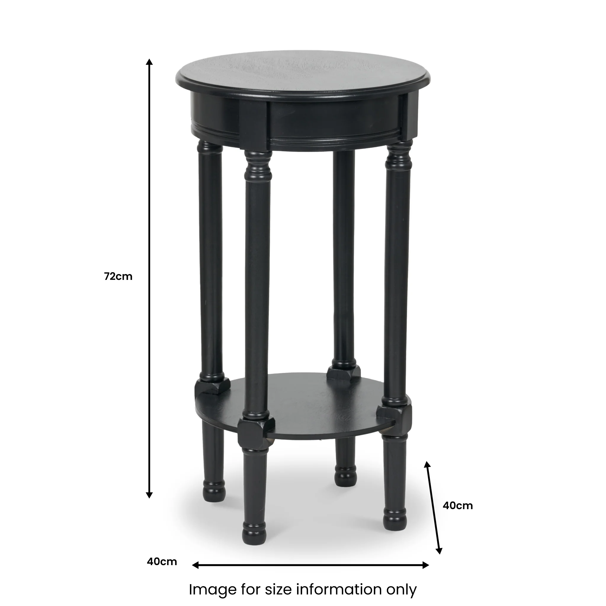 Heritage Pine Round Side Table - Image 26