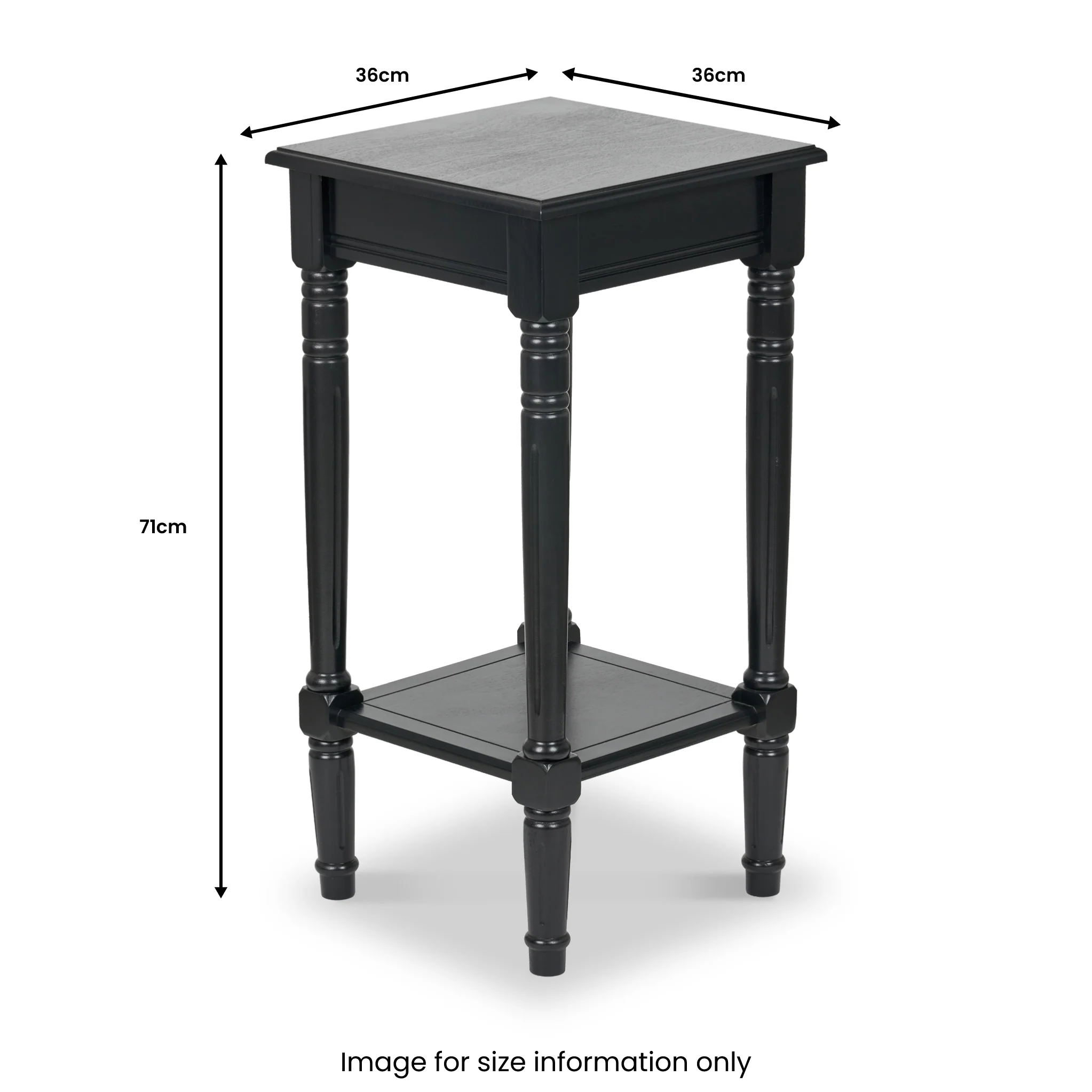 Heritage Pine Square Side Table - Image 22