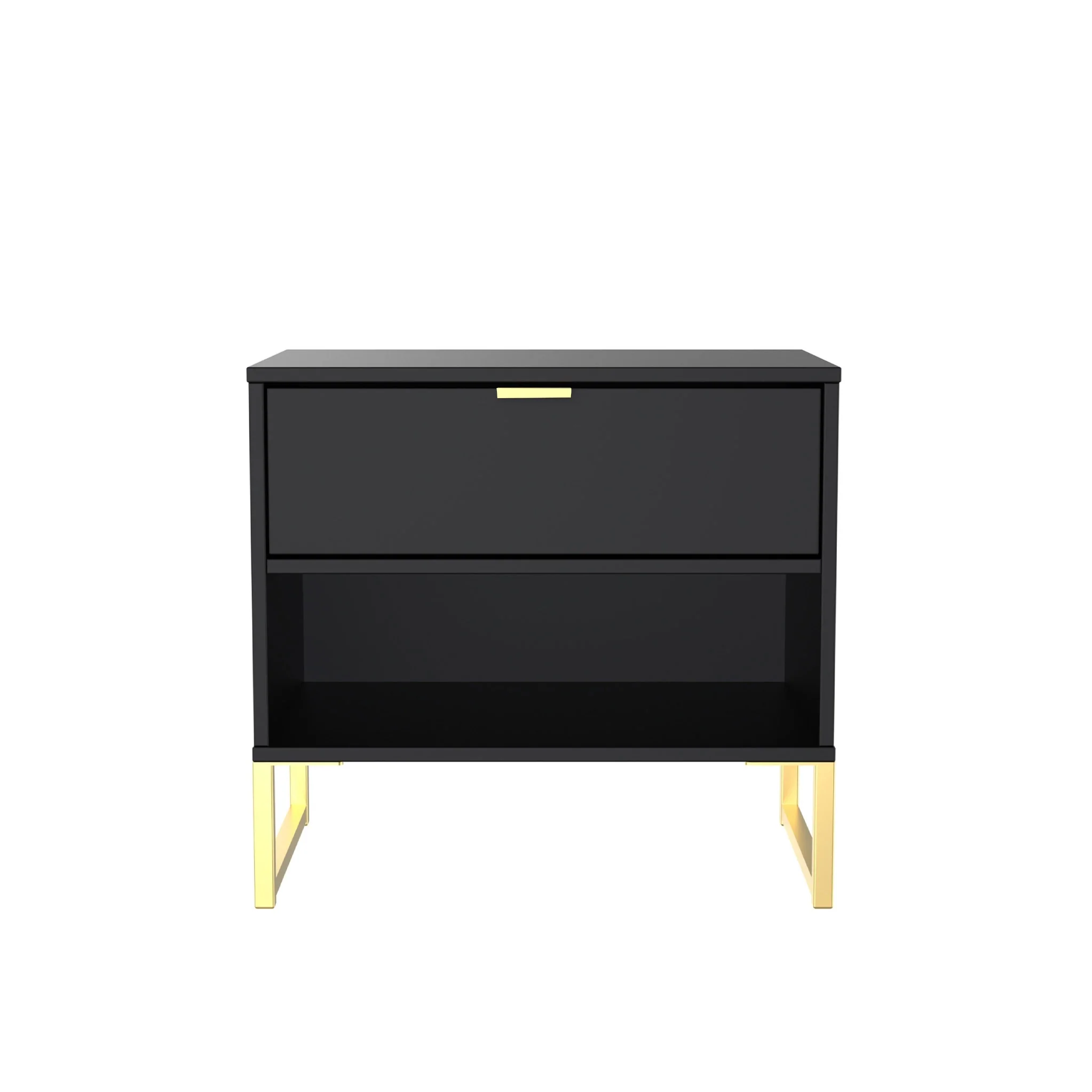 Hudson 1 Drawer with Open Shelf Side Table - Image 11