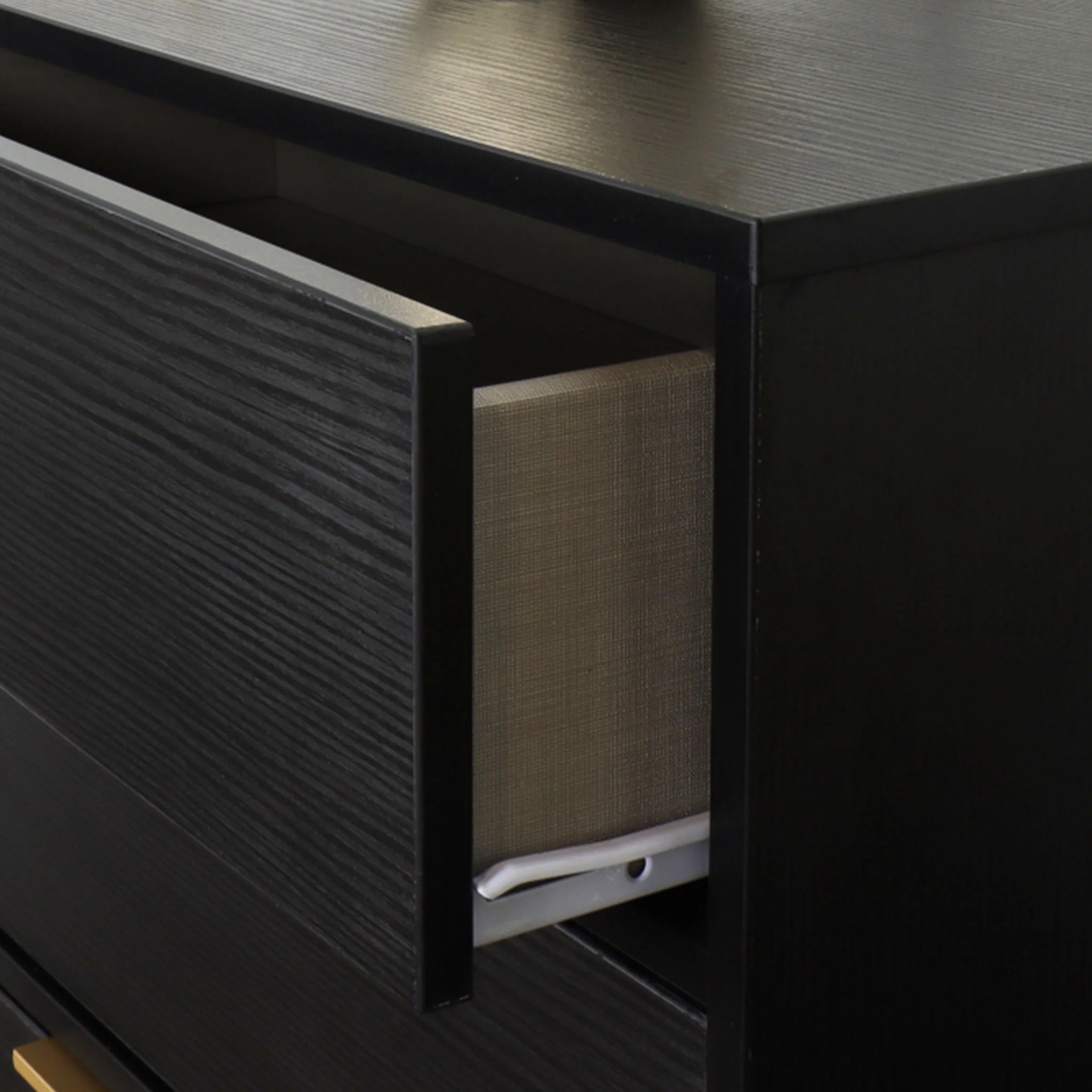 Hudson 1 Drawer with Open Shelf Side Table - Image 14