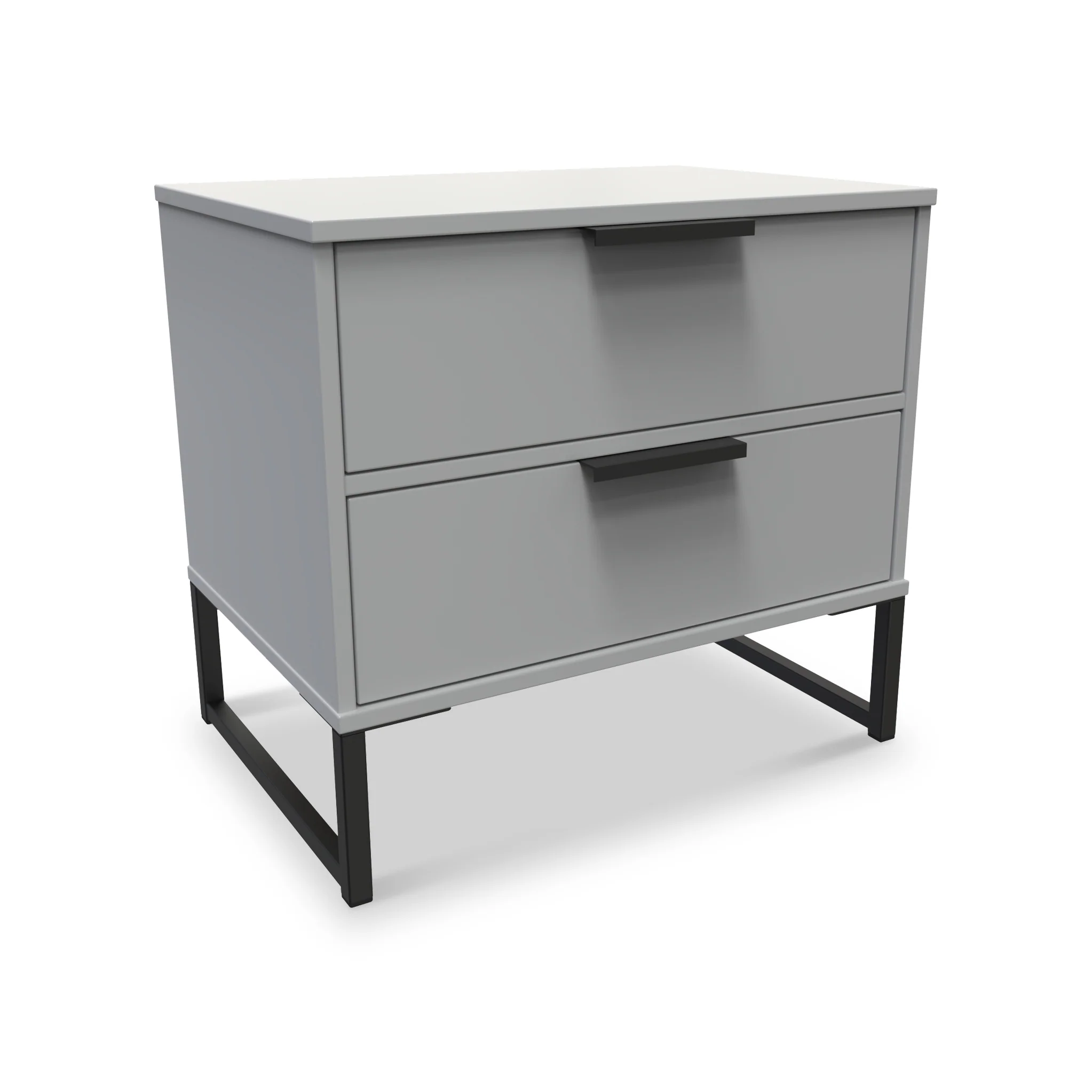 Hudson 2 Drawer Bedside Table - Image 8