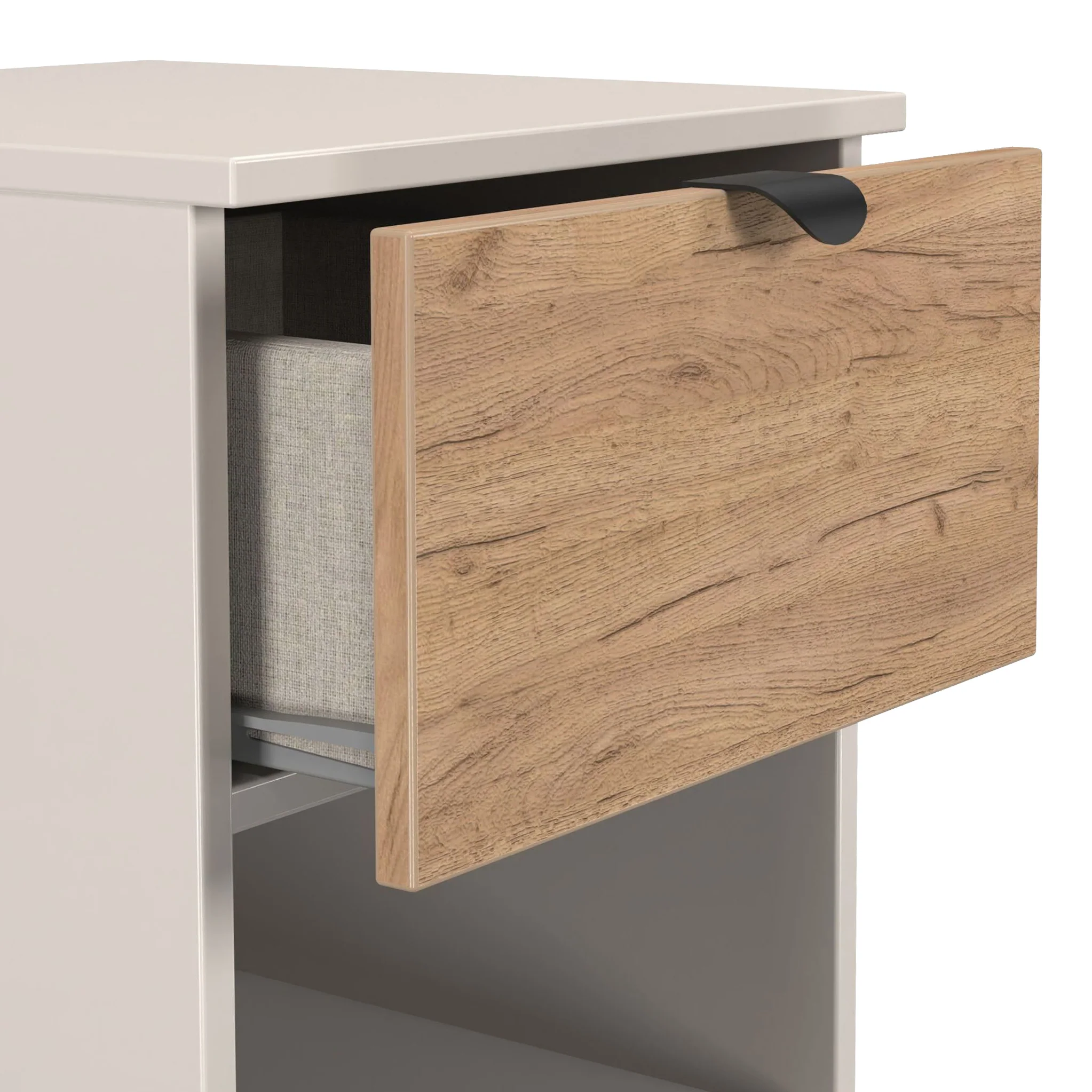 Huxley 2 Drawer Bedside Table - Image 4