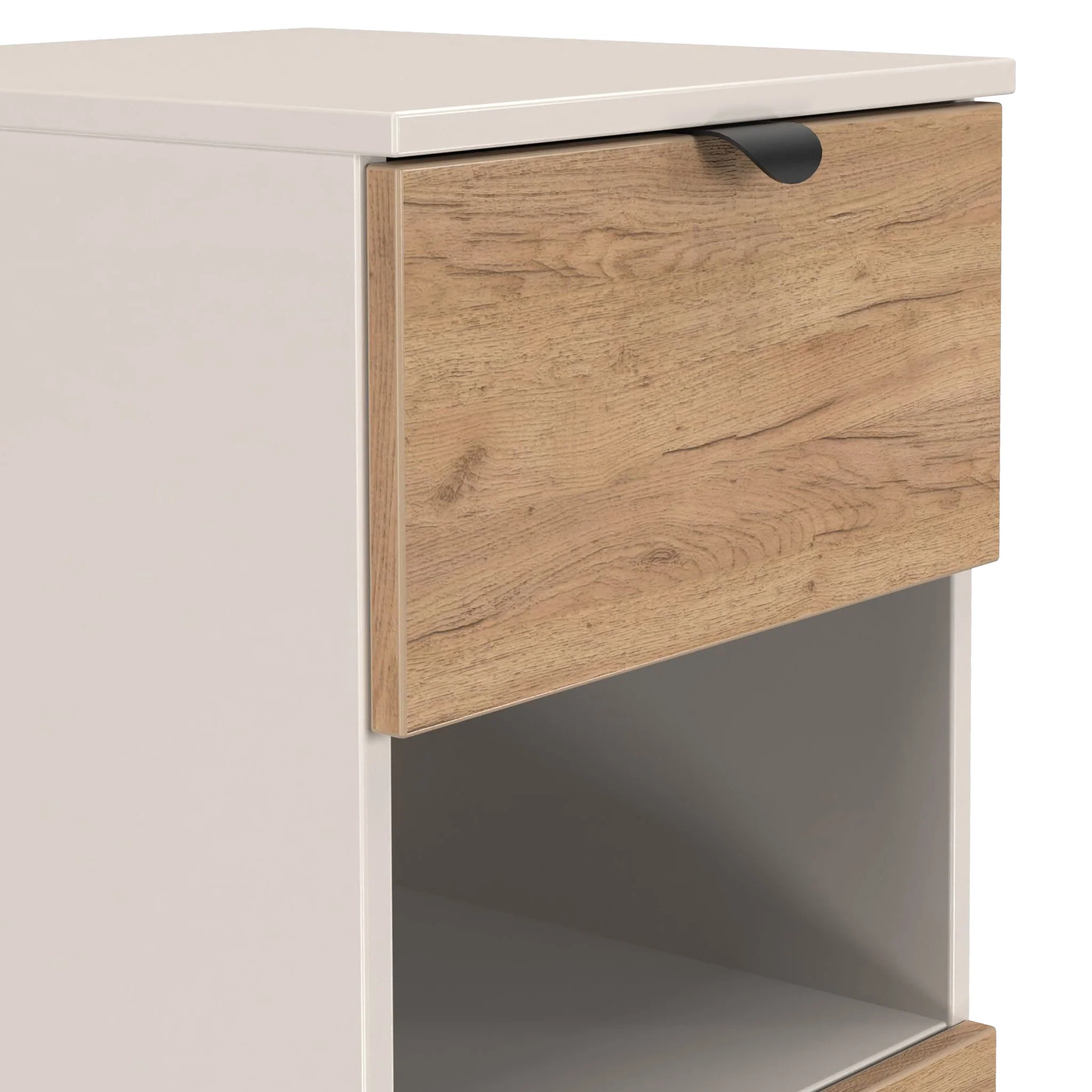 Huxley 3 Drawer Bedside Table - Image 5