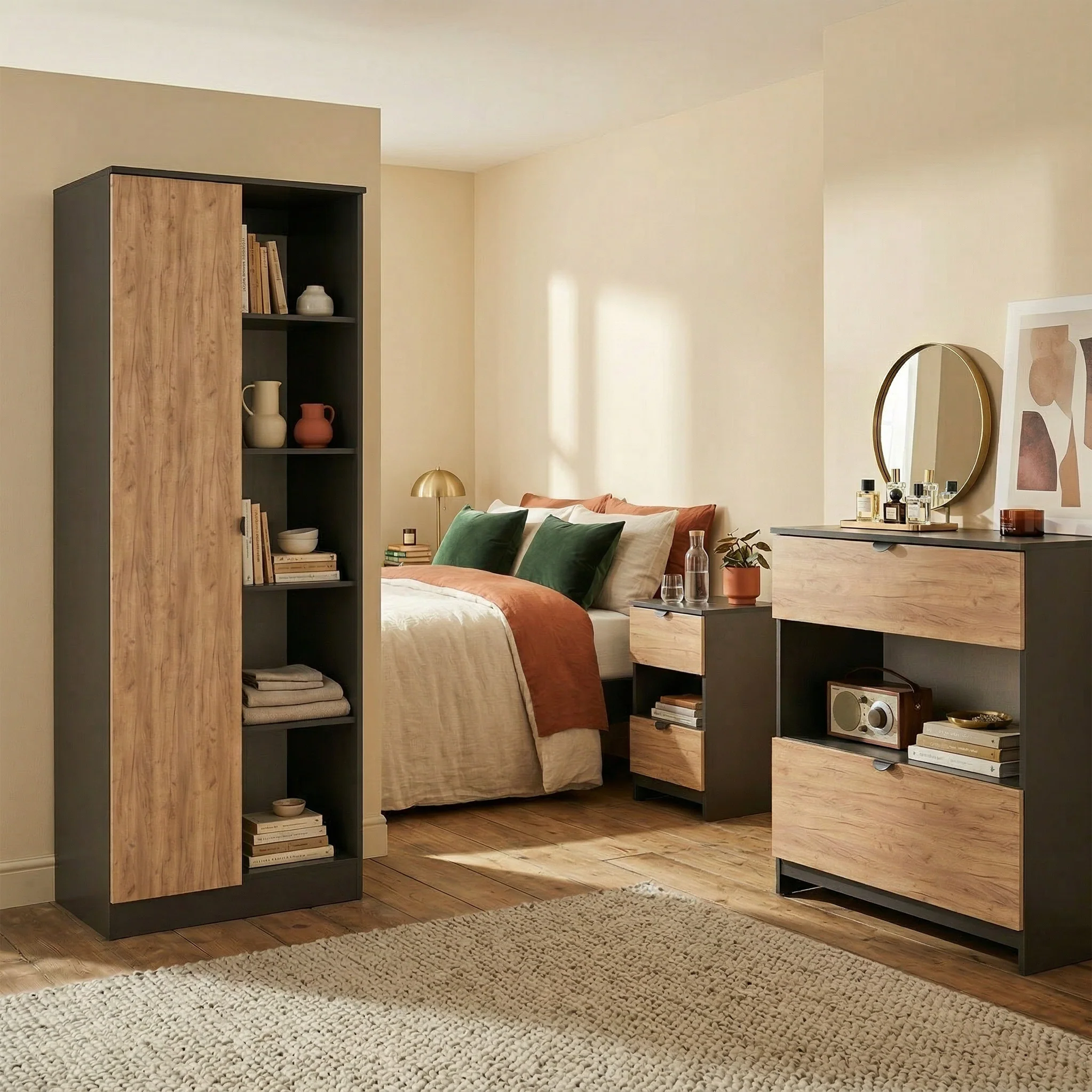 Huxley 3 Piece Bedroom Furniture Set