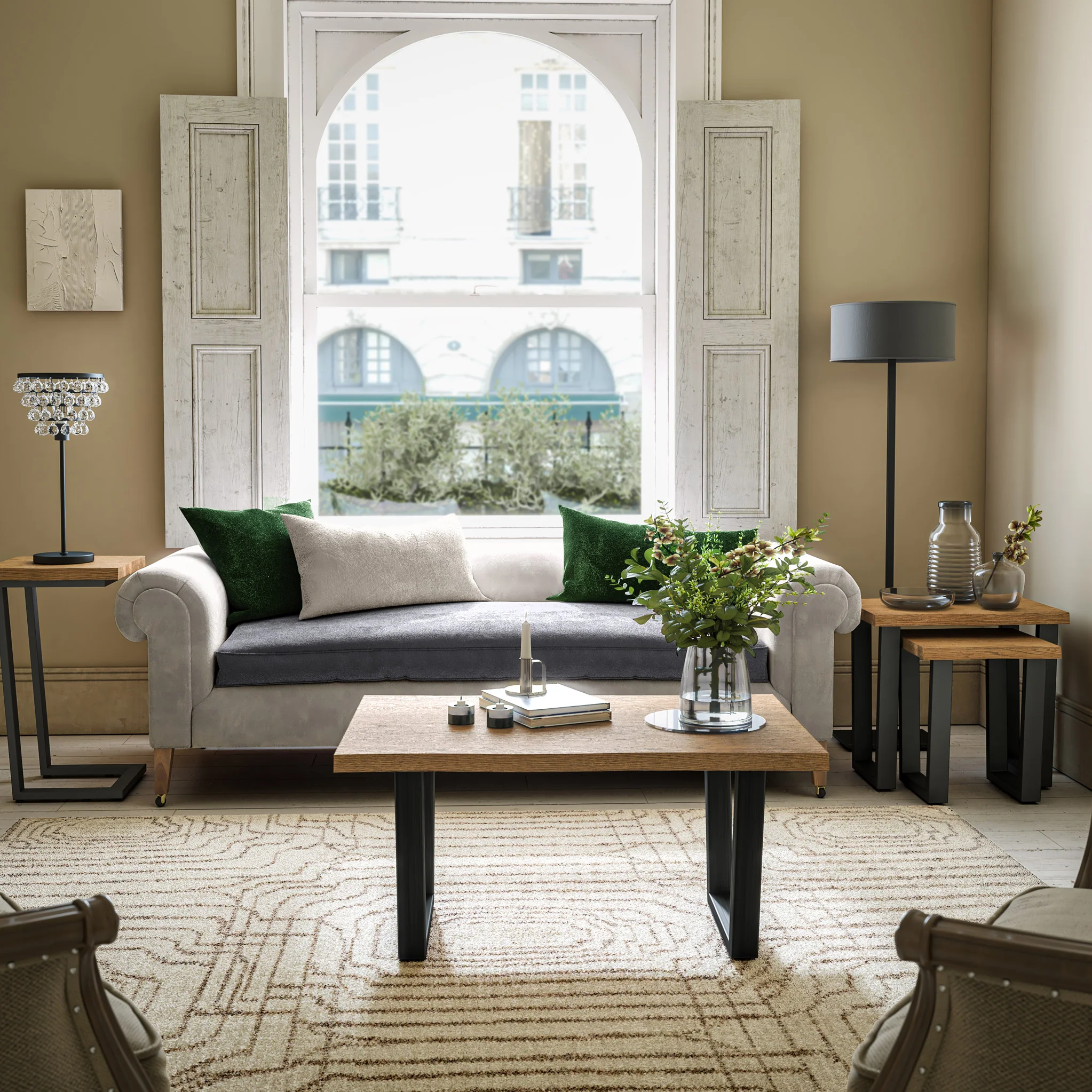 Isaac Oak Coffee Table - Image 2