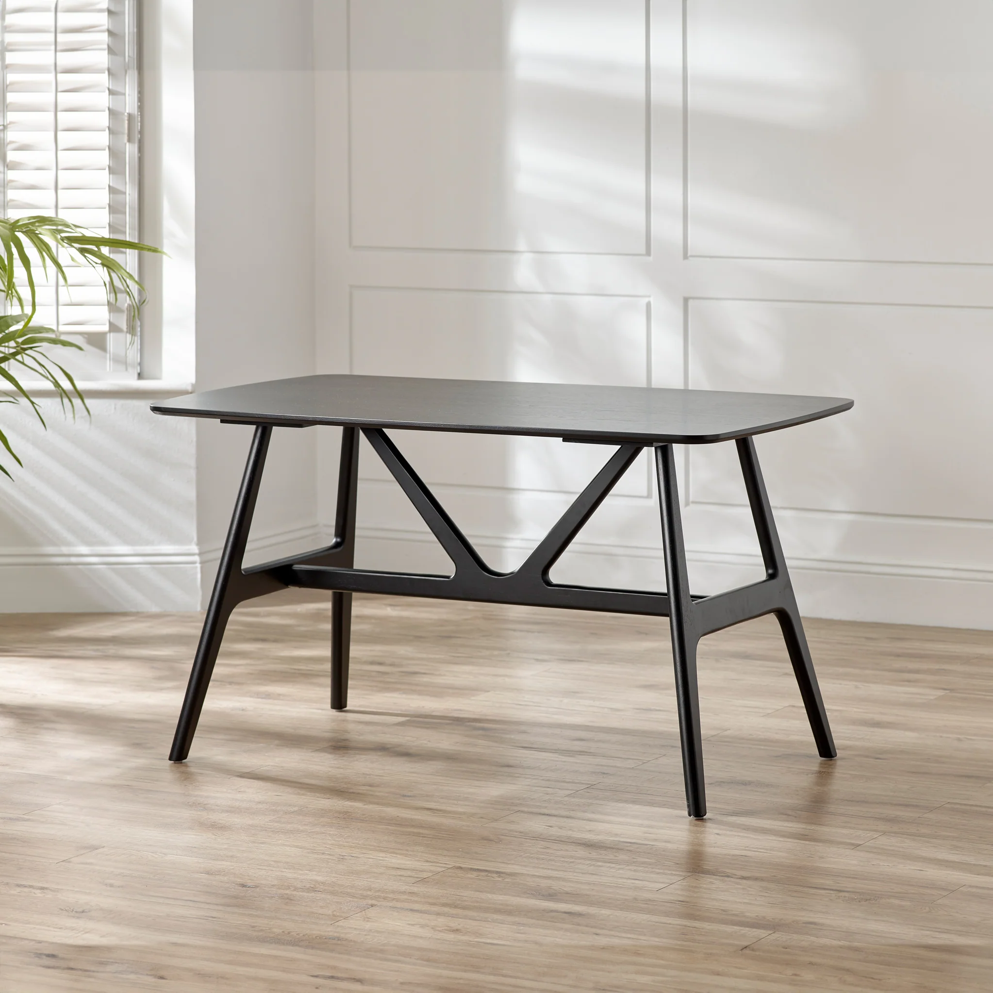 Jackson 135cm Black Dining Table - Image 3
