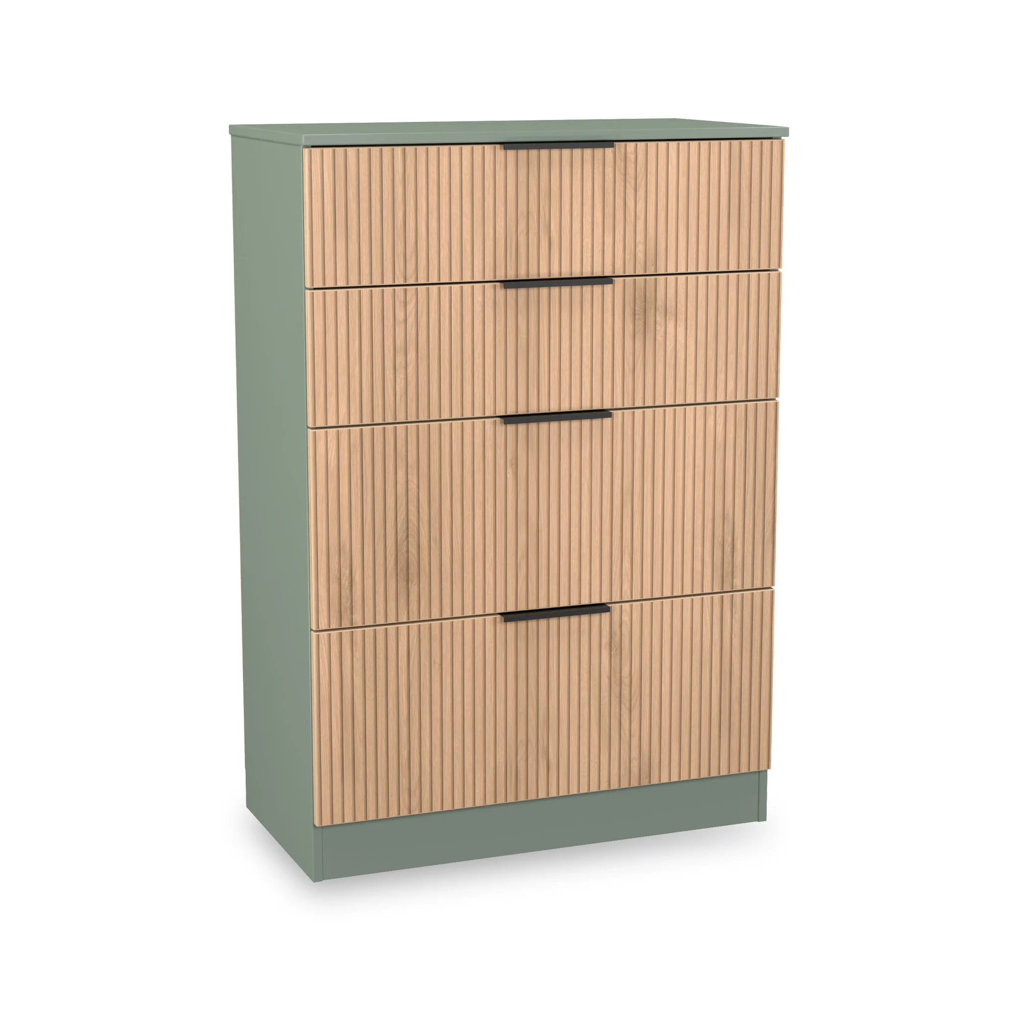 Jago Slatted Effect 4 Drawer Deep Chest - Image 7