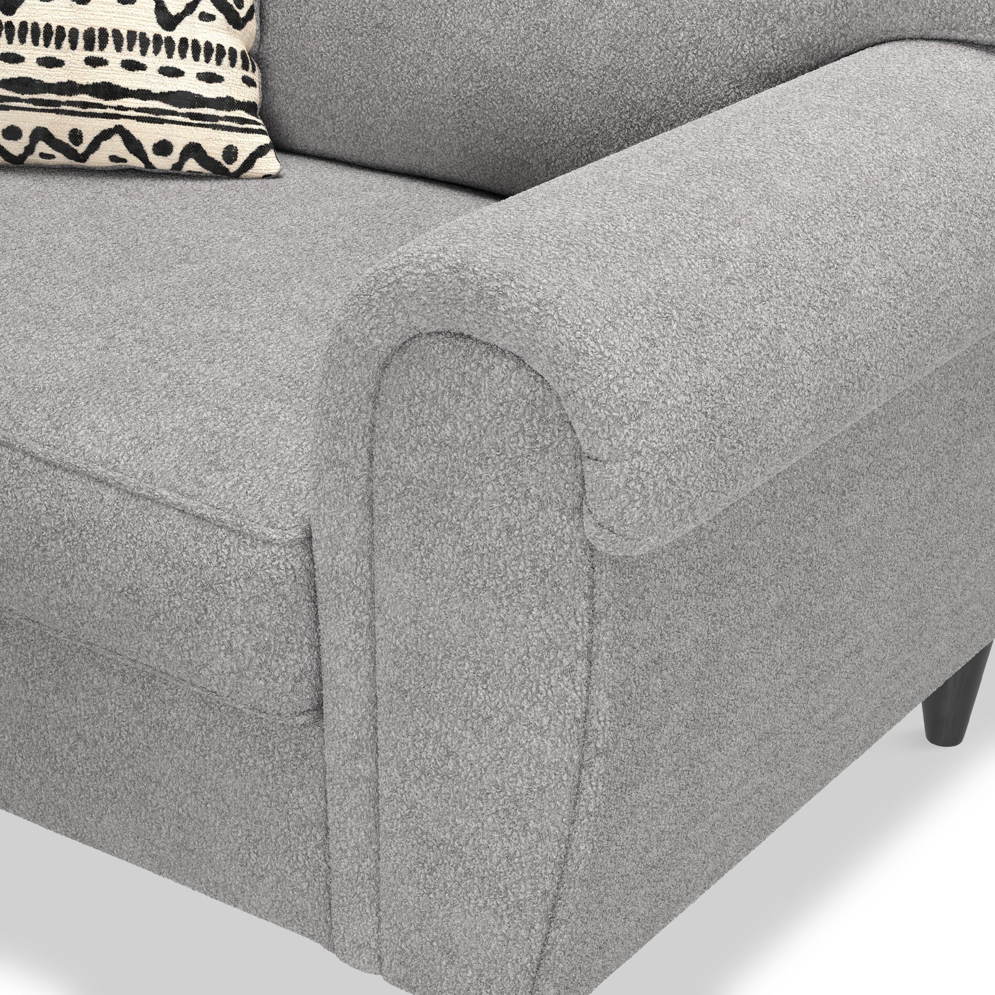 Jessie Boucle Snuggle Armchair - Image 6