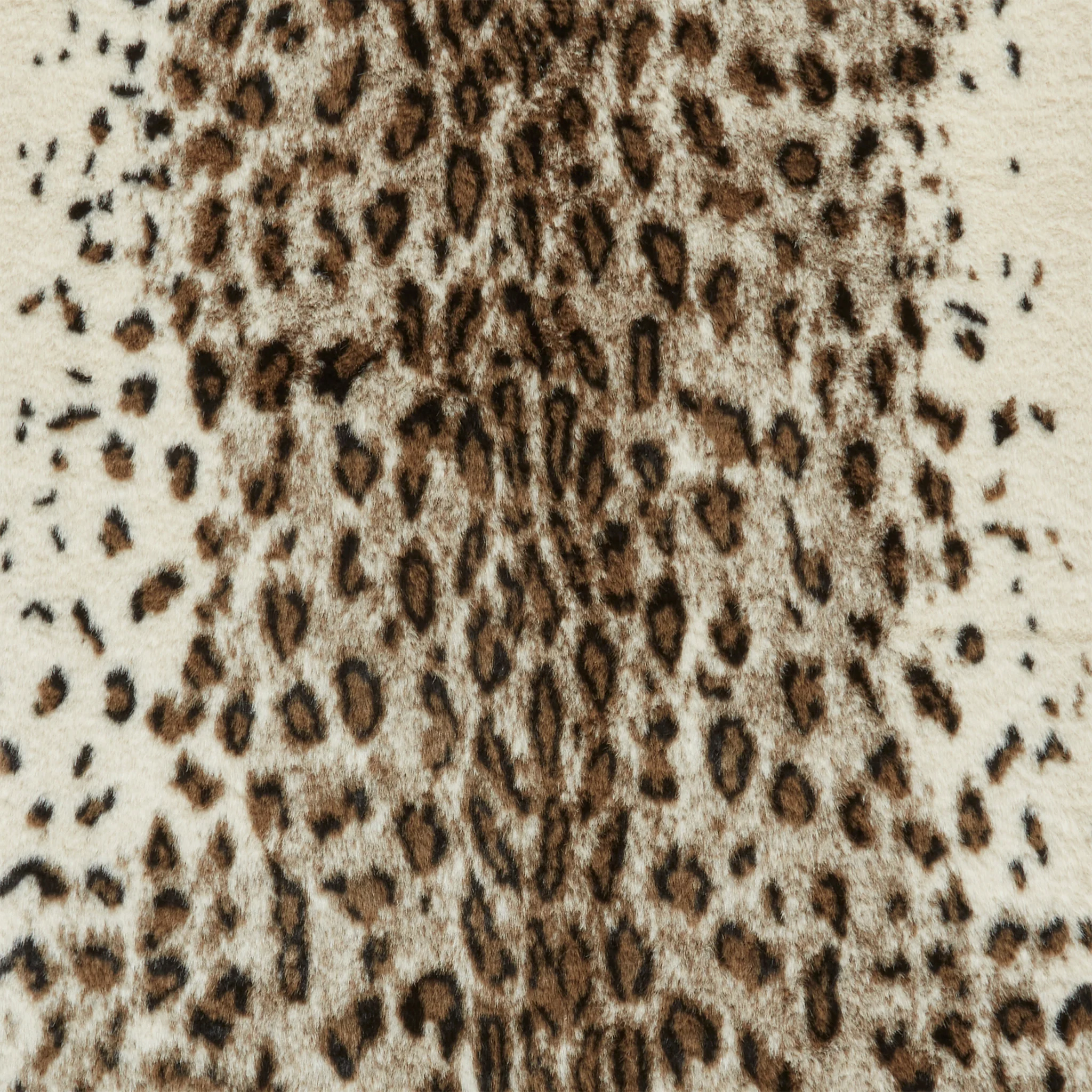 Kadune Faux Fur Leopard Print Rug - Image 7