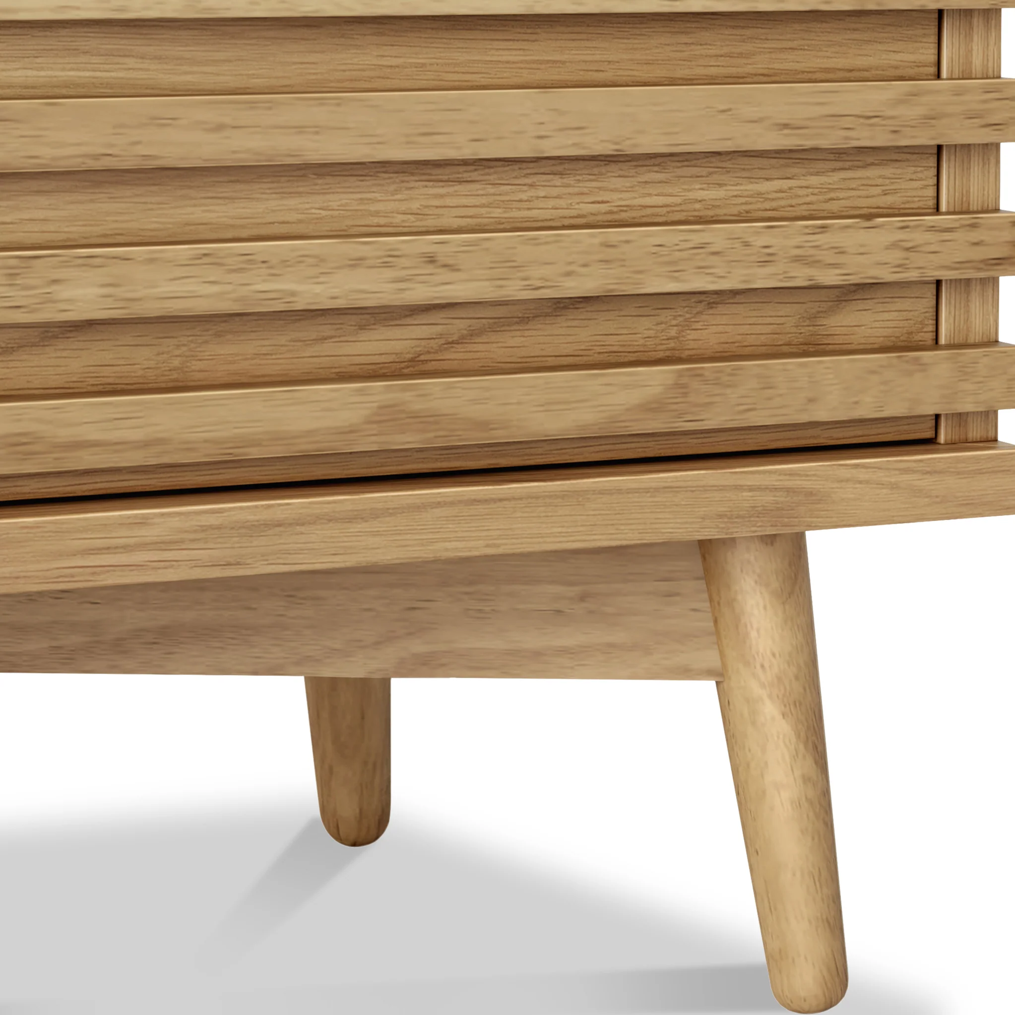 Kari Light Oak Slim Bedside Table - Image 7