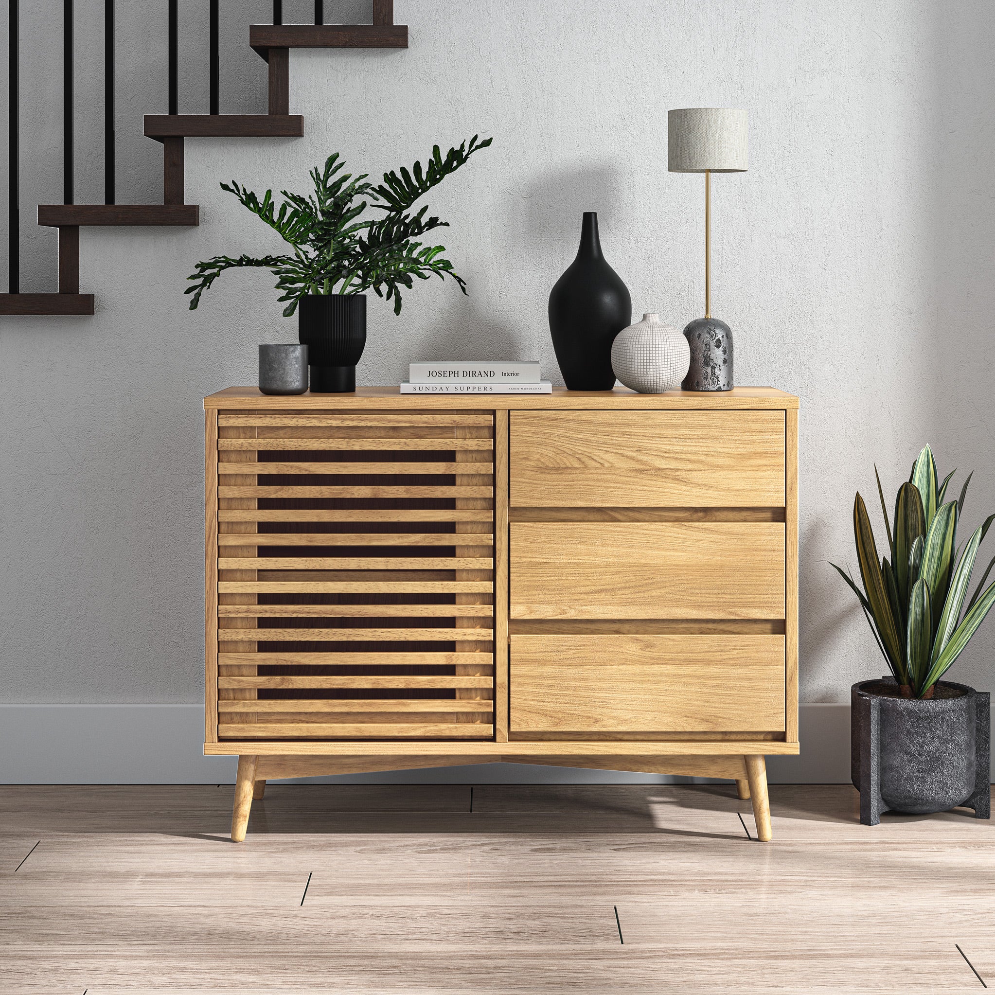 Kari Light Oak Small Sideboard - Image 2