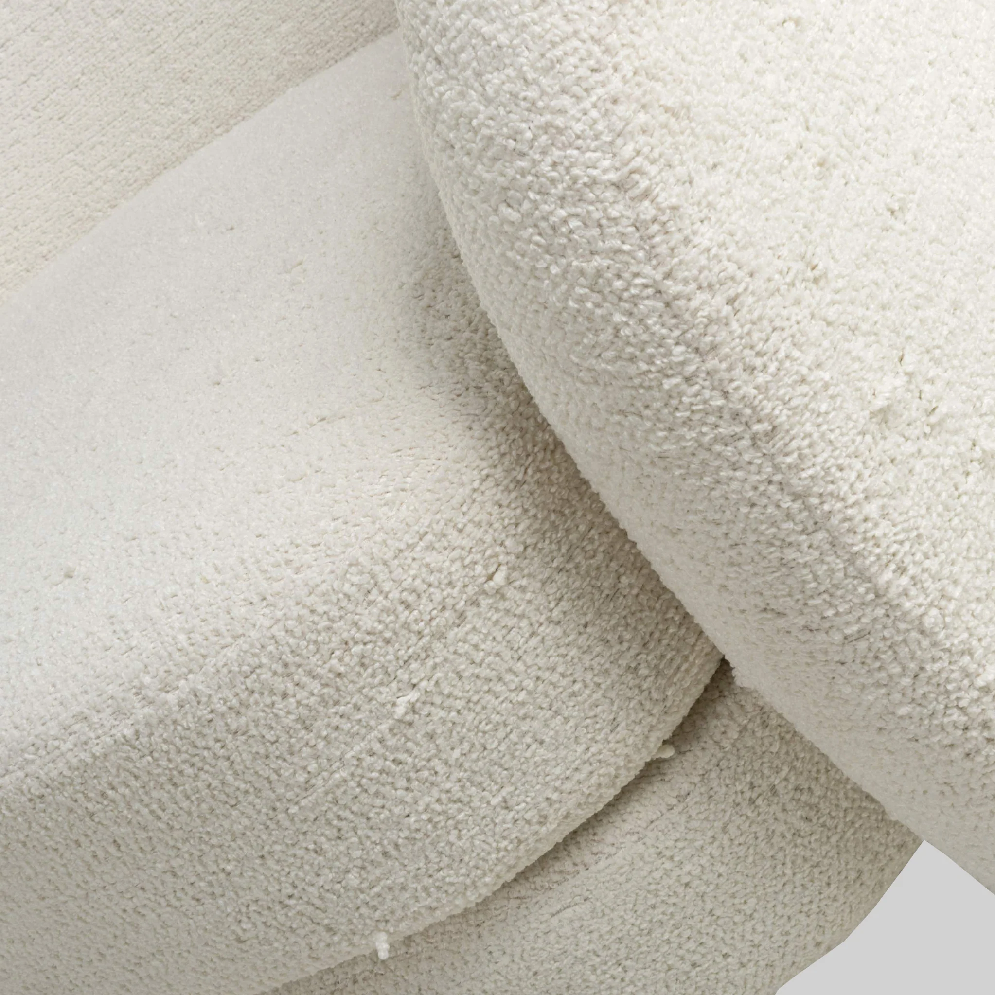 Kendry White Boucle Tub Chair - Image 5