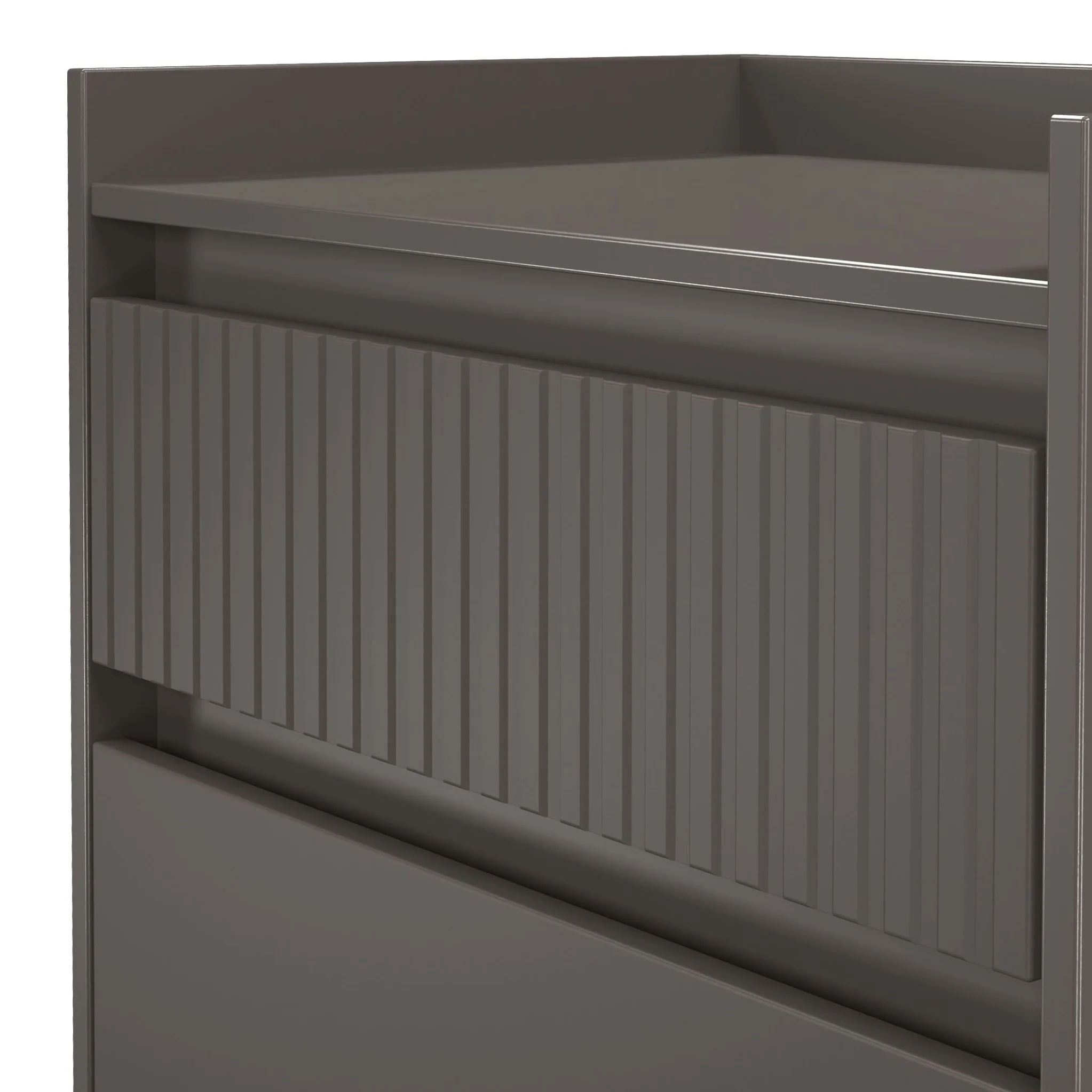 Kenton 2 Drawer Wide Bedside Table - Image 11
