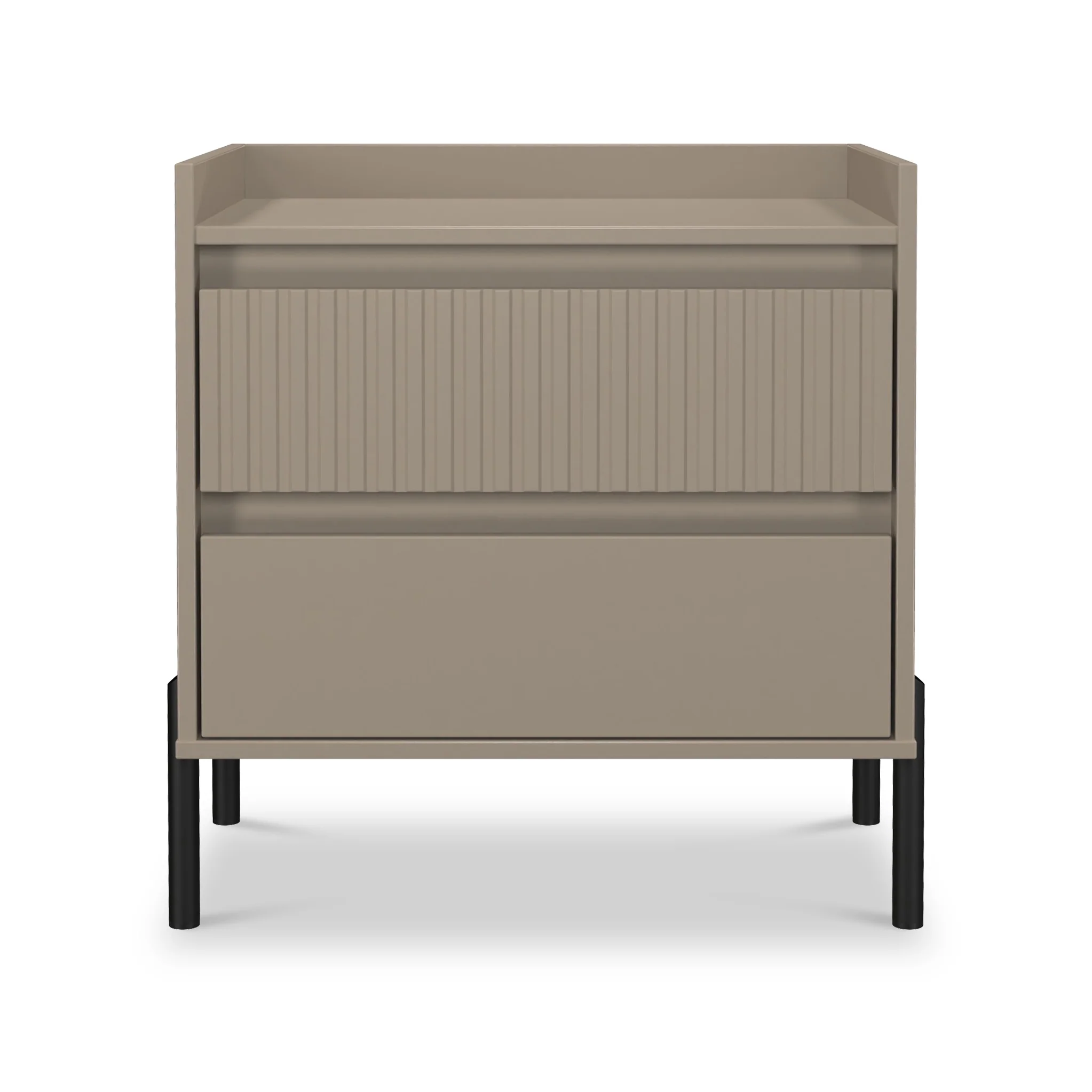 Kenton 2 Drawer Wide Bedside Table - Image 15