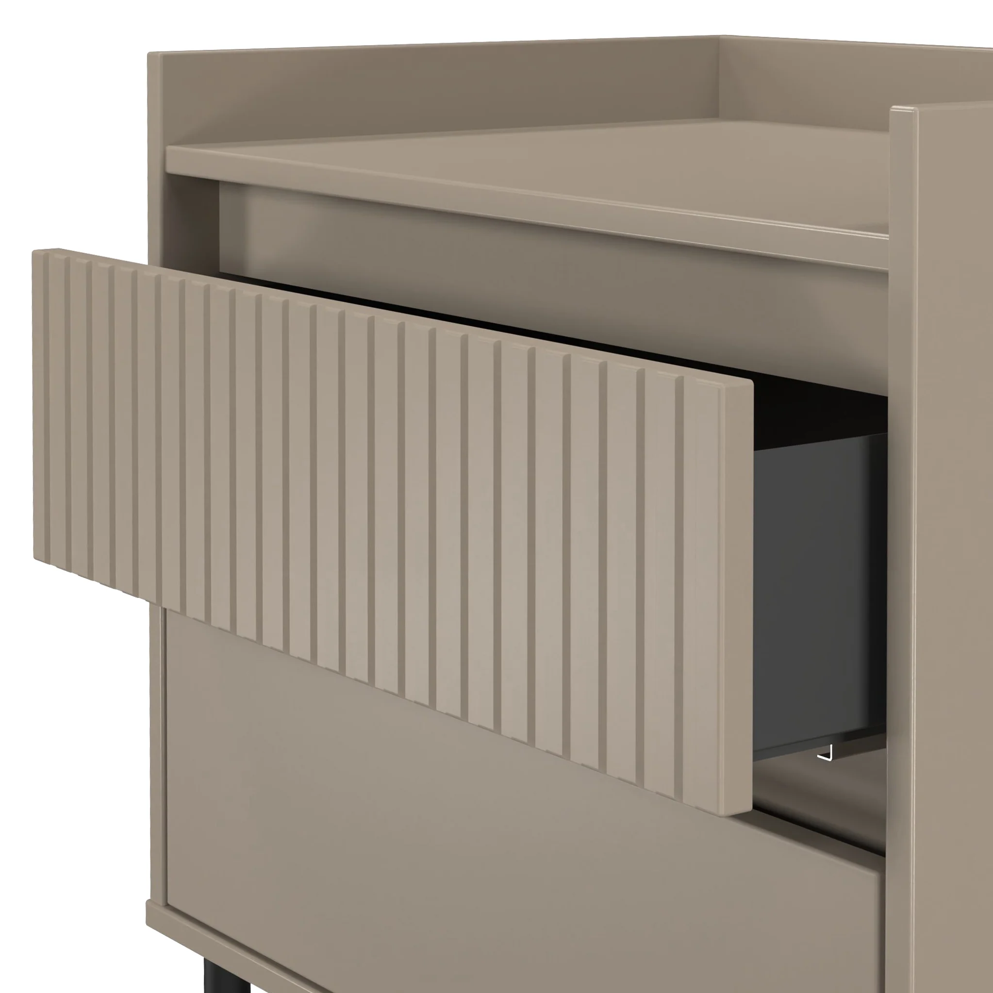 Kenton 2 Drawer Wide Bedside Table - Image 18