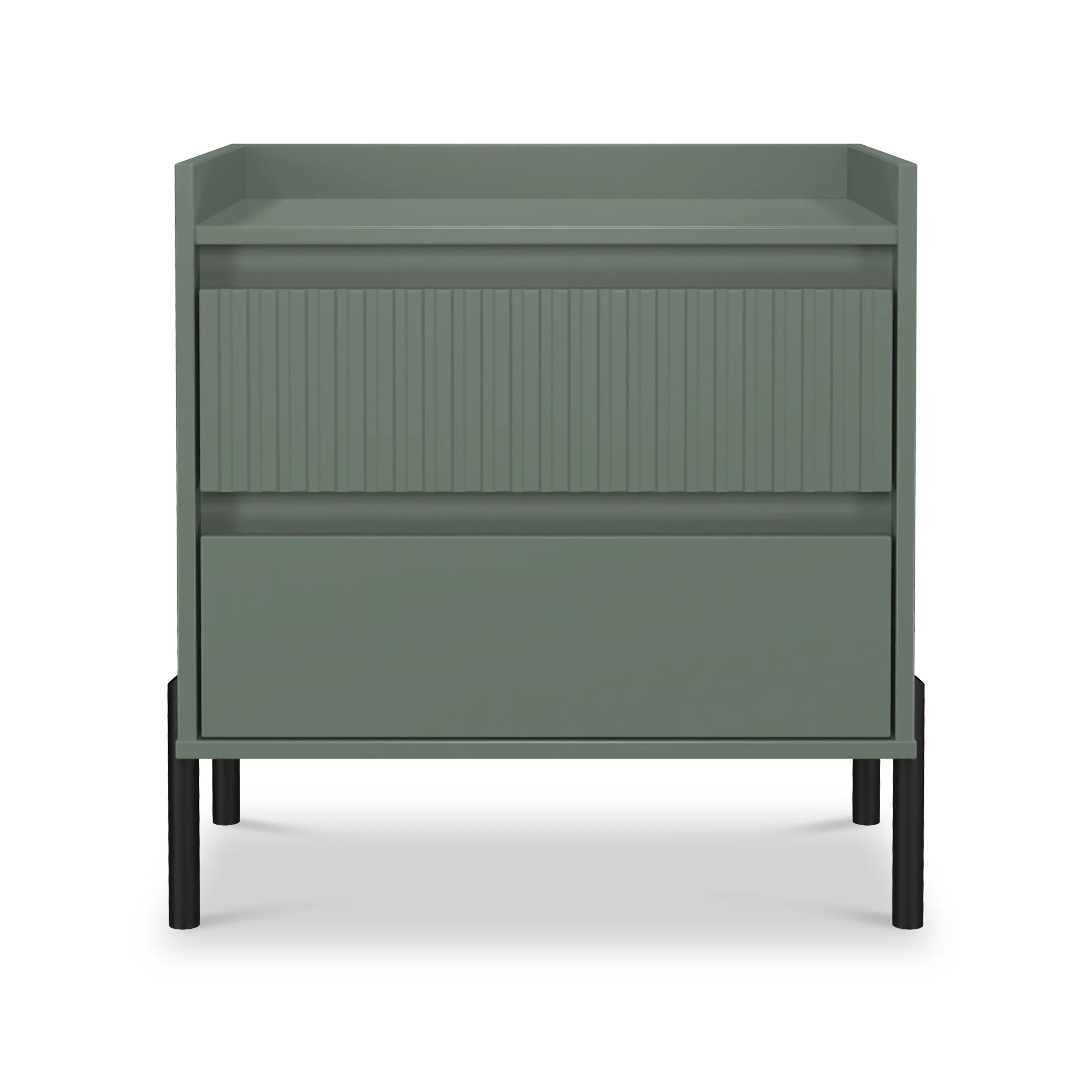 Kenton 2 Drawer Wide Bedside Table - Image 21