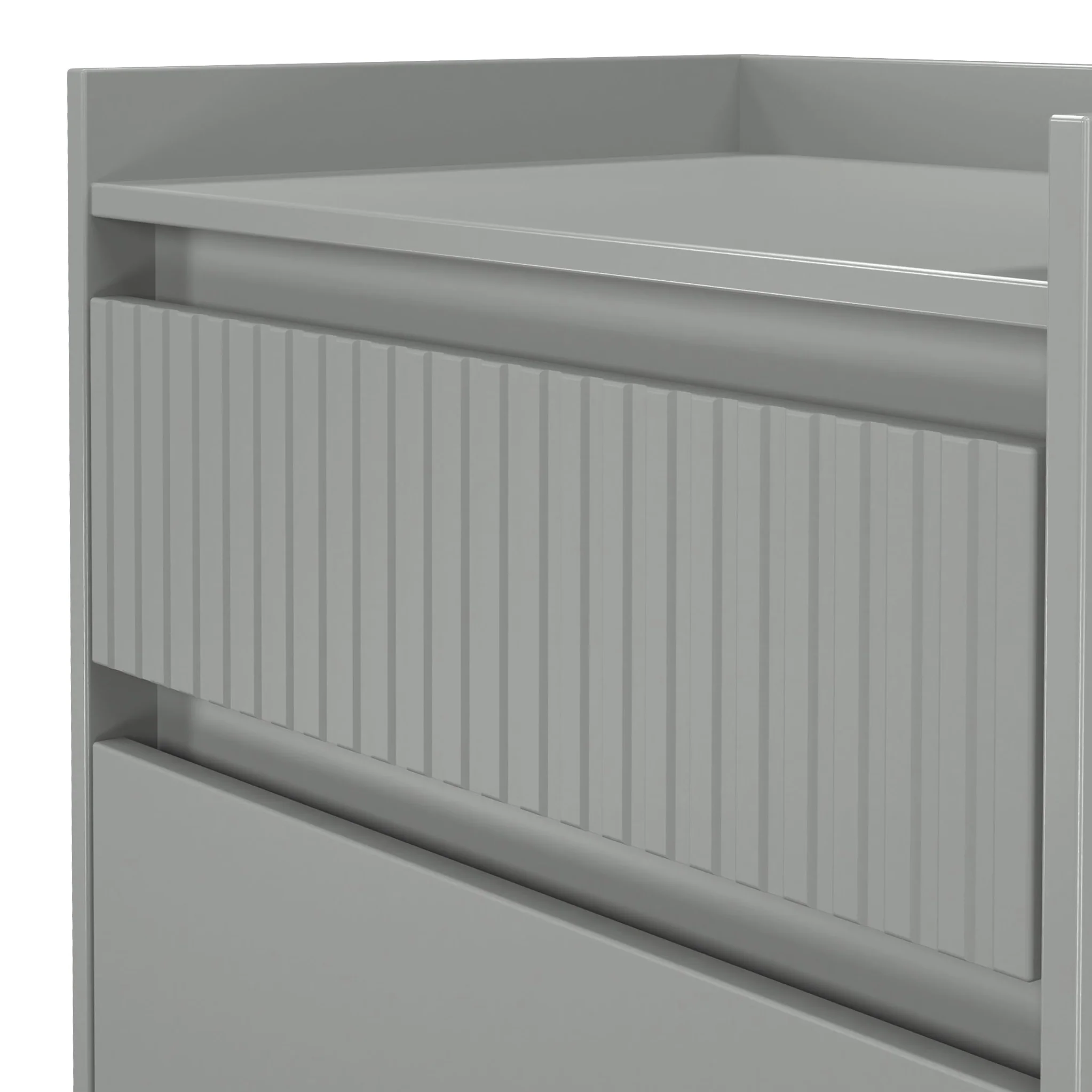 Kenton 2 Drawer Wide Bedside Table - Image 5