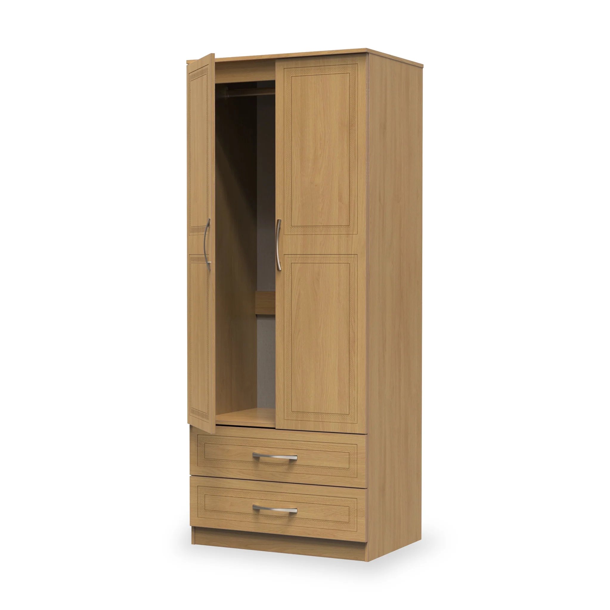 Killgarth 2 Door 2 Drawer Wardrobe - Image 6