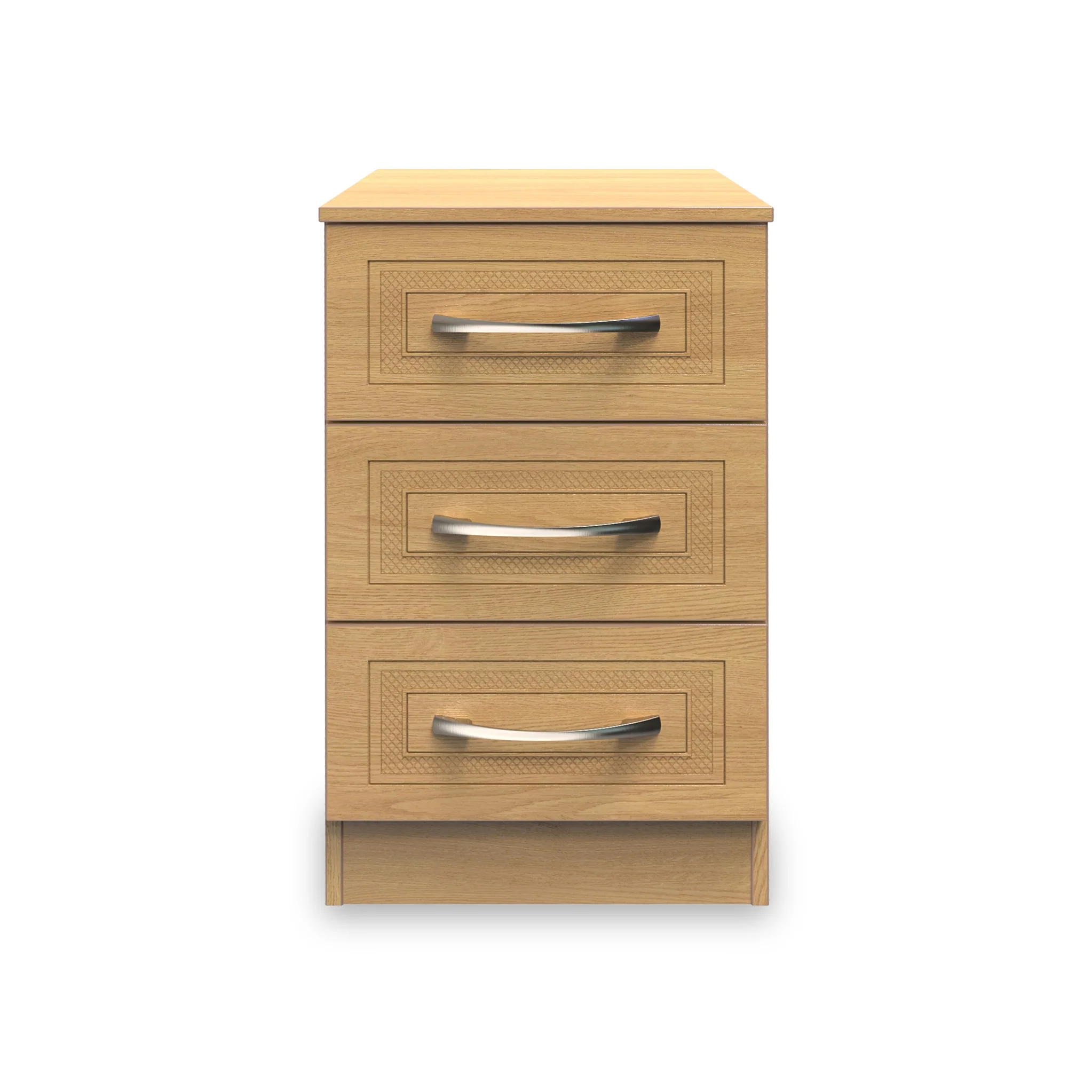 Killgarth 3 Drawer Bedside Table - Image 6