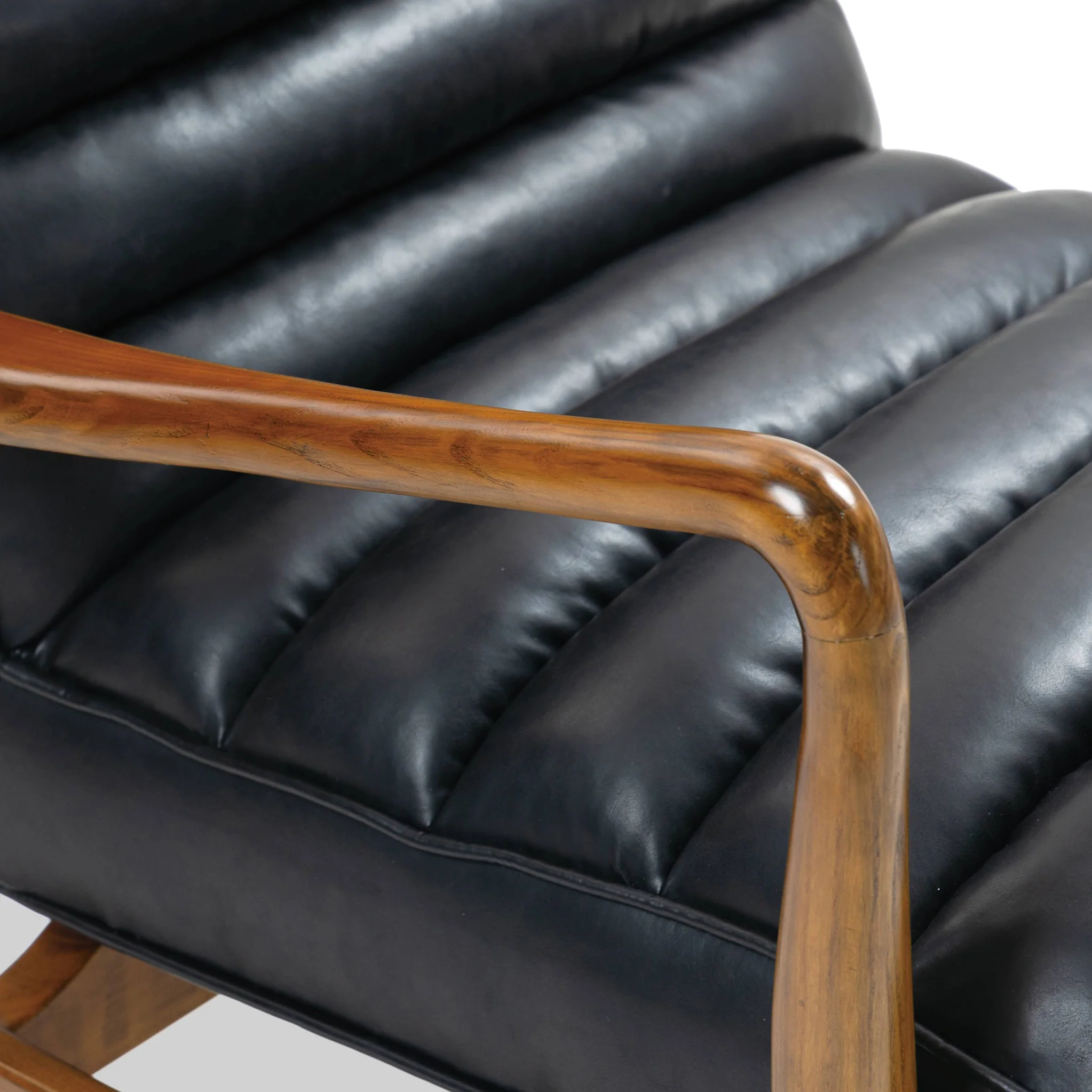 Kingsley Faux Leather Accent Chair - Image 14