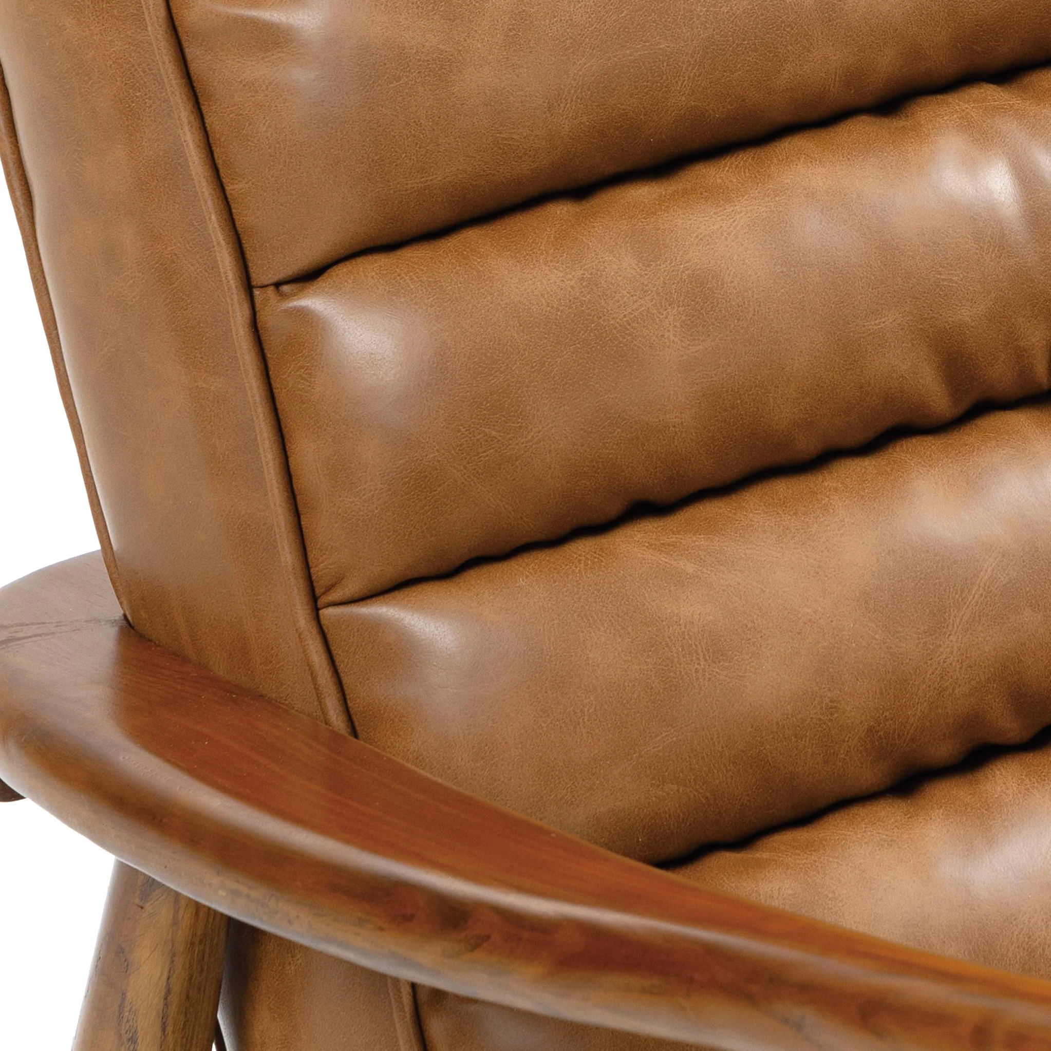 Kingsley Faux Leather Accent Chair - Image 7