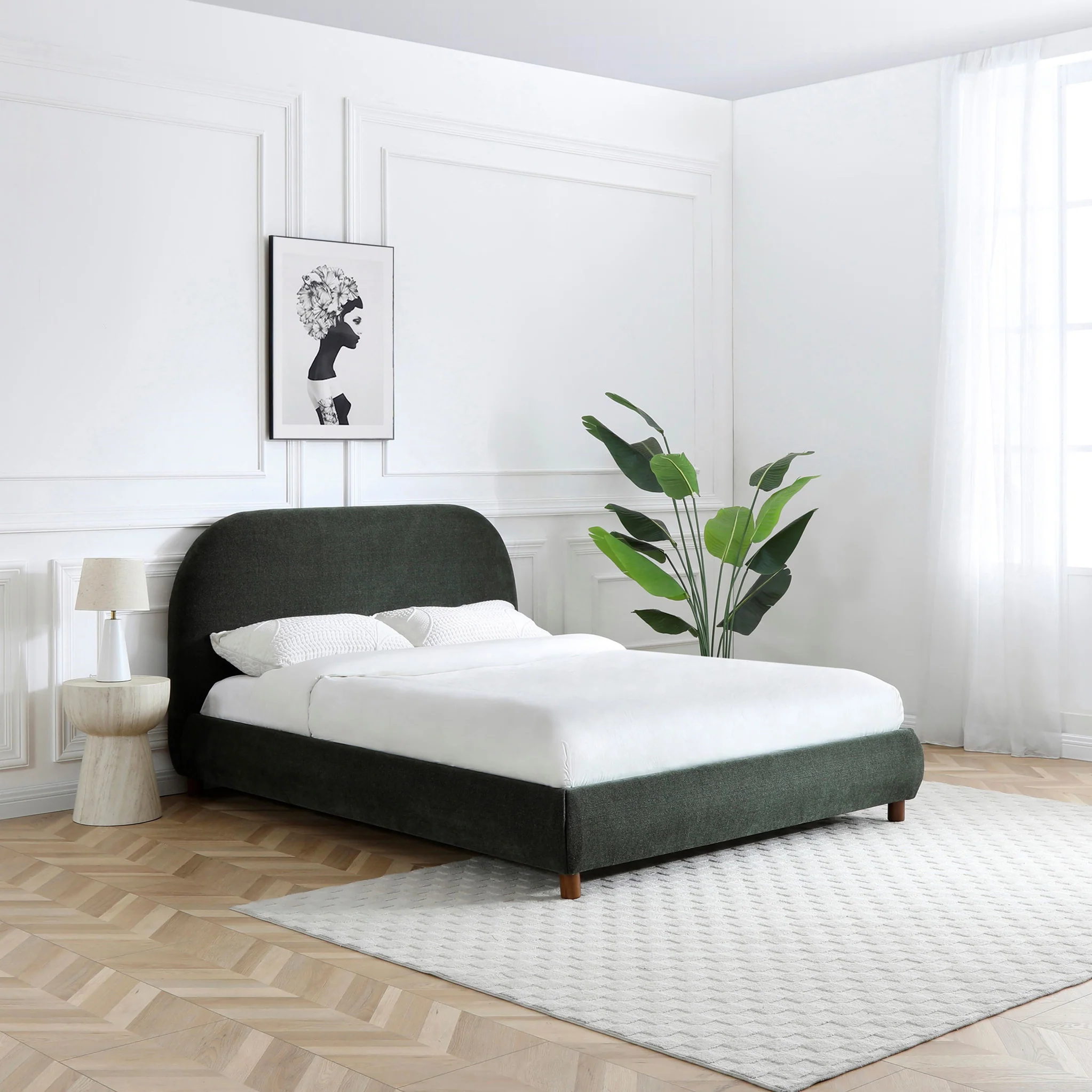 Langford Upholstered Bed Frame - Image 9